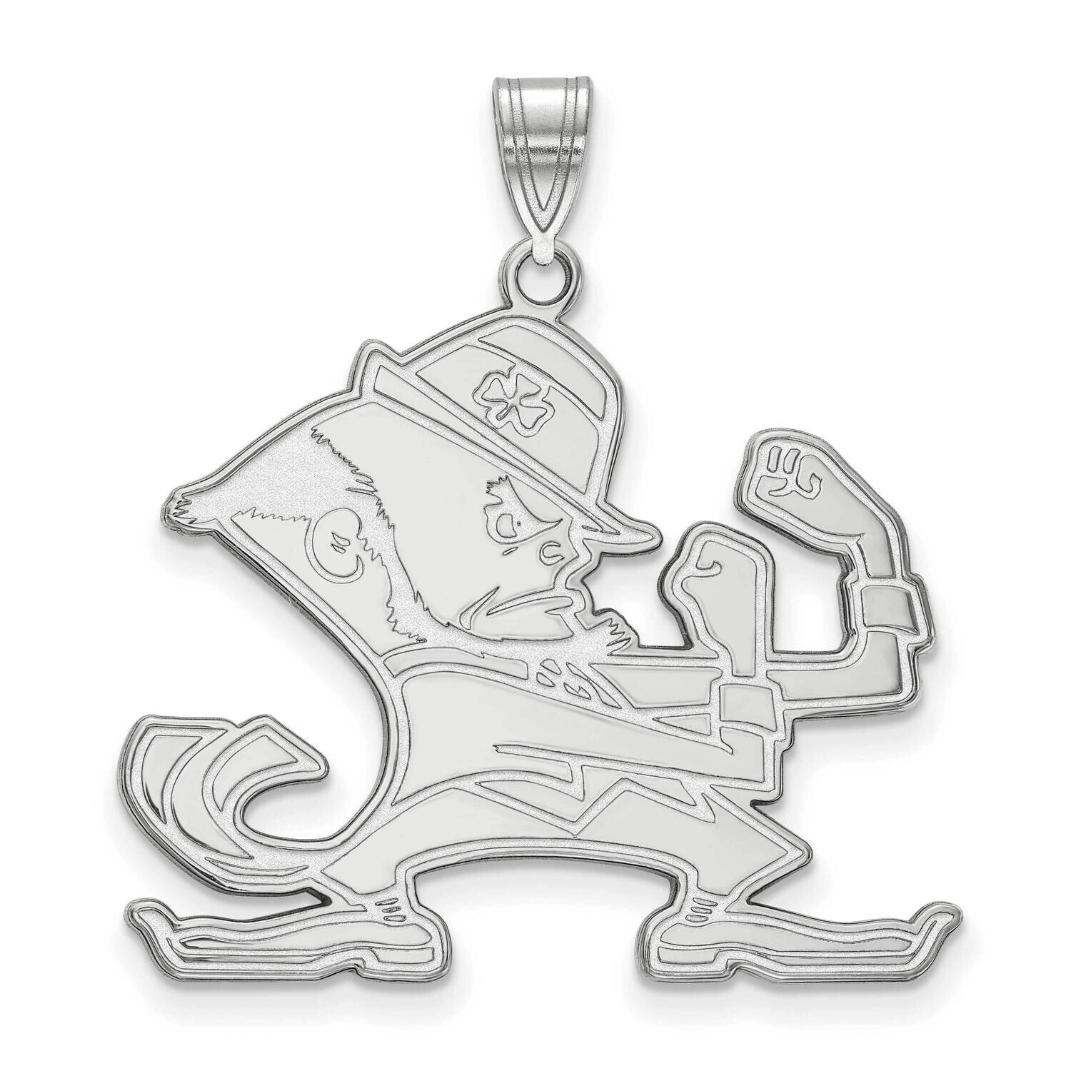 University of Notre Dame Extra-Large Pendant 10k White Gold 1W047UND, MPN: 1W047UND, 191101130120