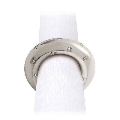 L&#39;Objet Stars Platinum Napkin Rings Set of 4 NJ5800, MPN: NJ5800,