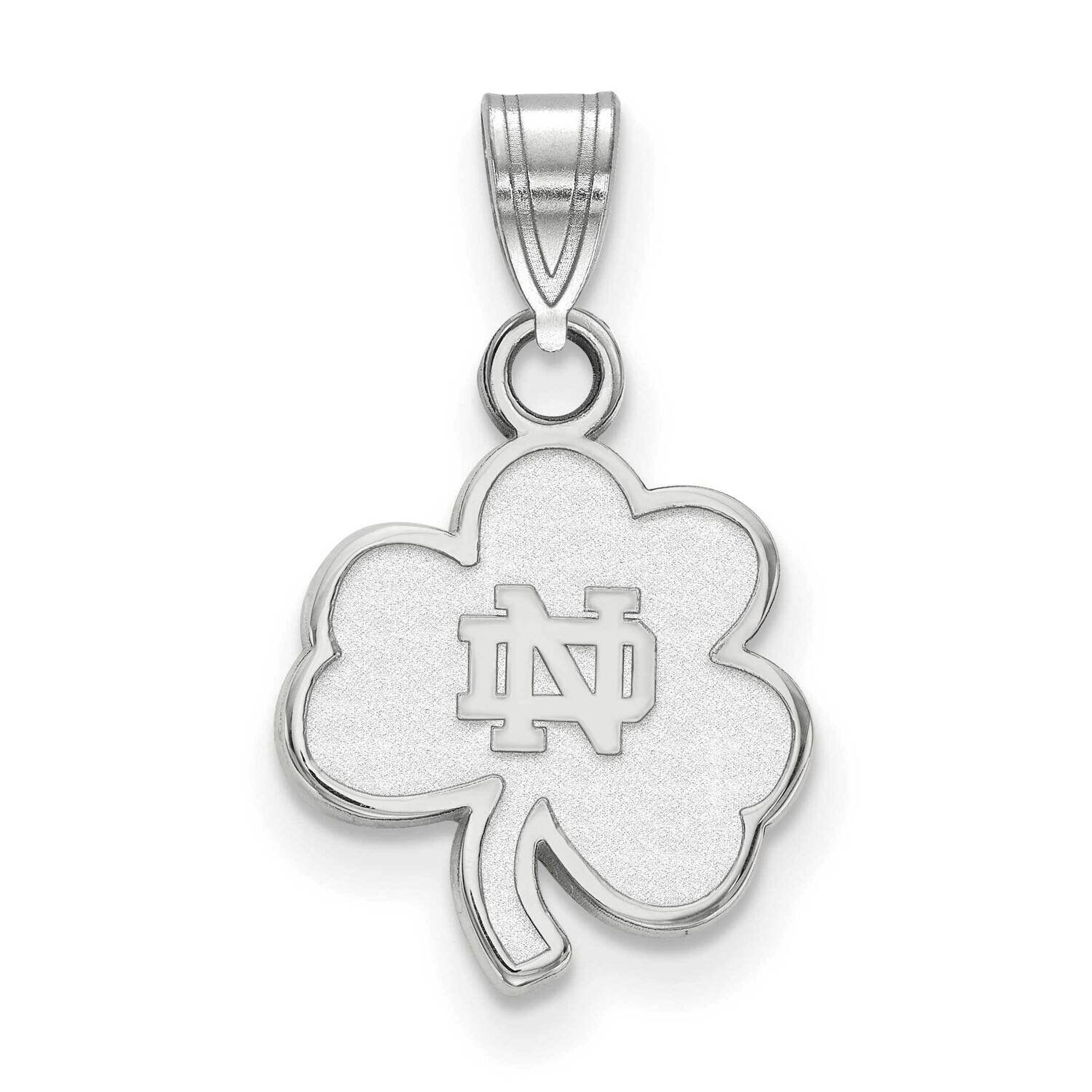 University of Notre Dame Small Pendant 10k White Gold 1W061UND, MPN: 1W061UND, 191101129728