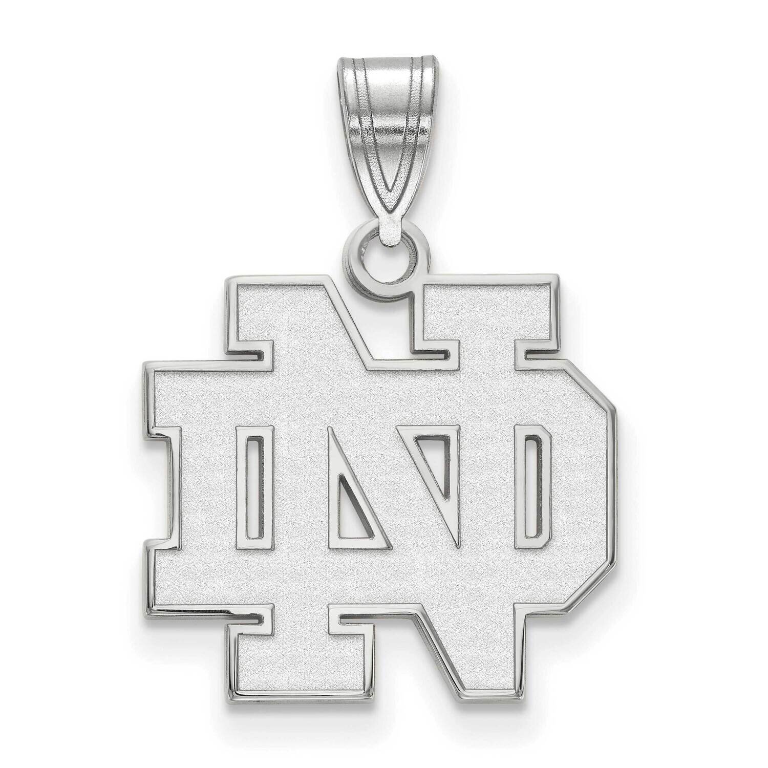 University of Notre Dame Medium Pendant 14k White Gold 4W003UND, MPN: 4W003UND, 191101129780