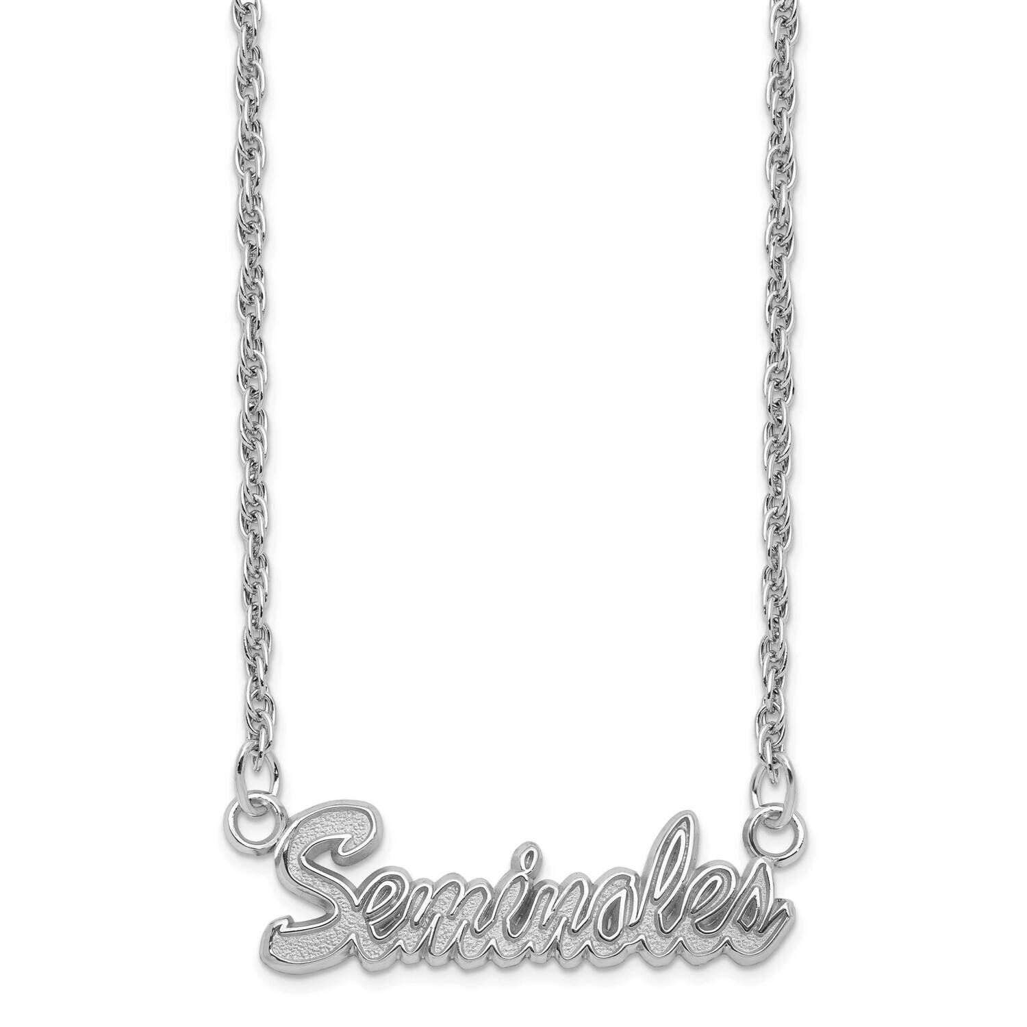 Florida State University Seminoles Script Necklace Sterling Silver FSU045N-SS