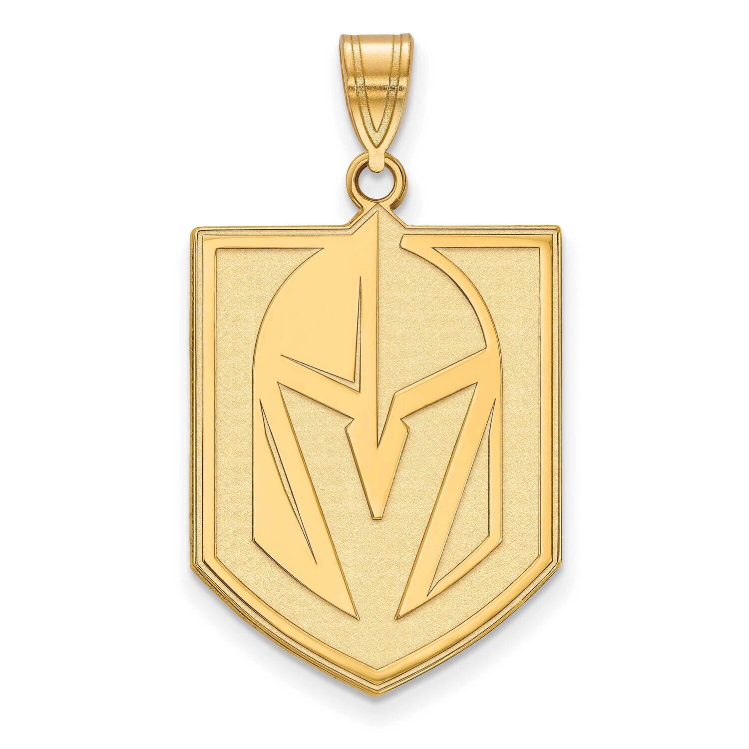 Vegas Golden Knights Extra-Large Pendant Gold-plated Sterling Silver GP005VGK