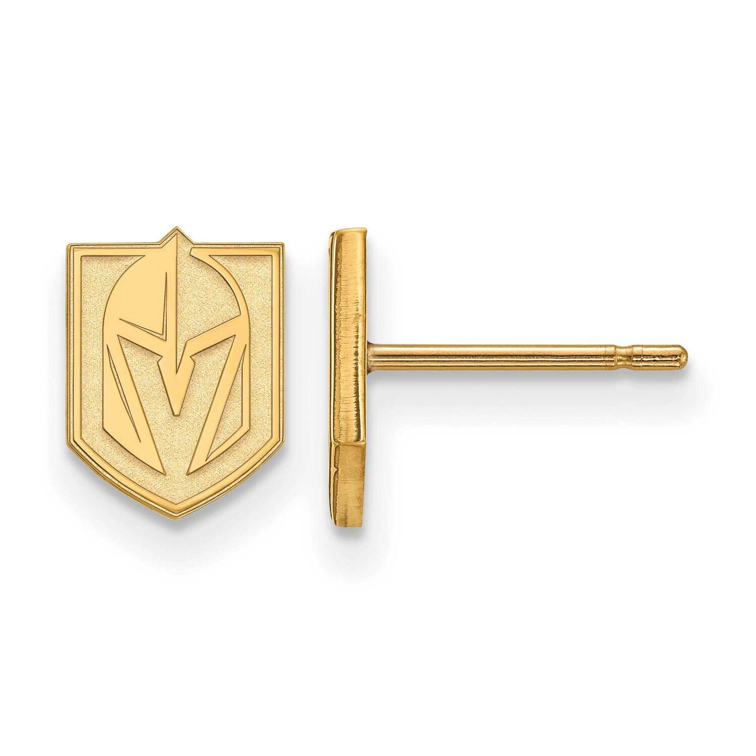 Vegas Golden Knights Extra-Small Post Earrings Gold-plated Sterling Silver GP006VGK