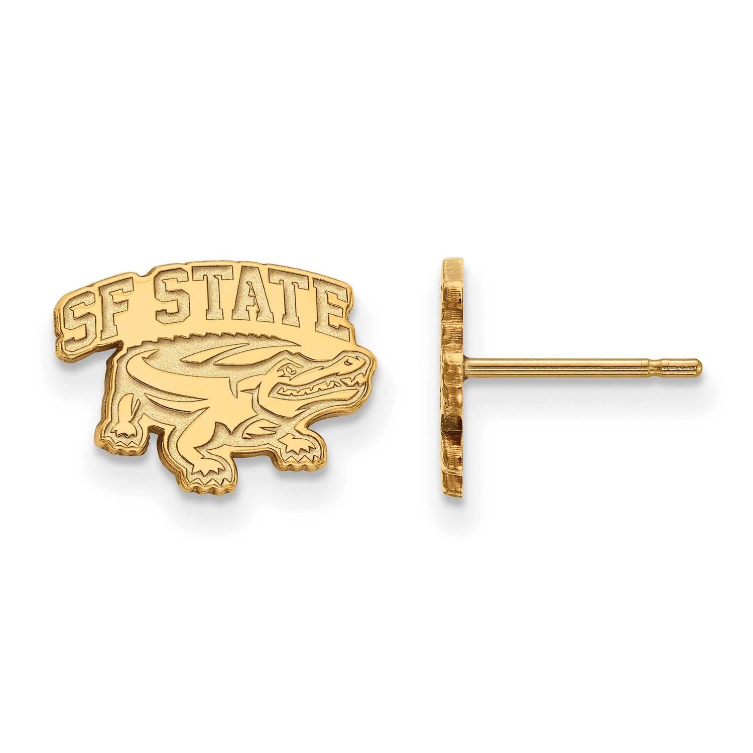 San Francisco State University Extra-Small Post Earrings Gold-plated Sterling Silver GP010SFU, MPN:…