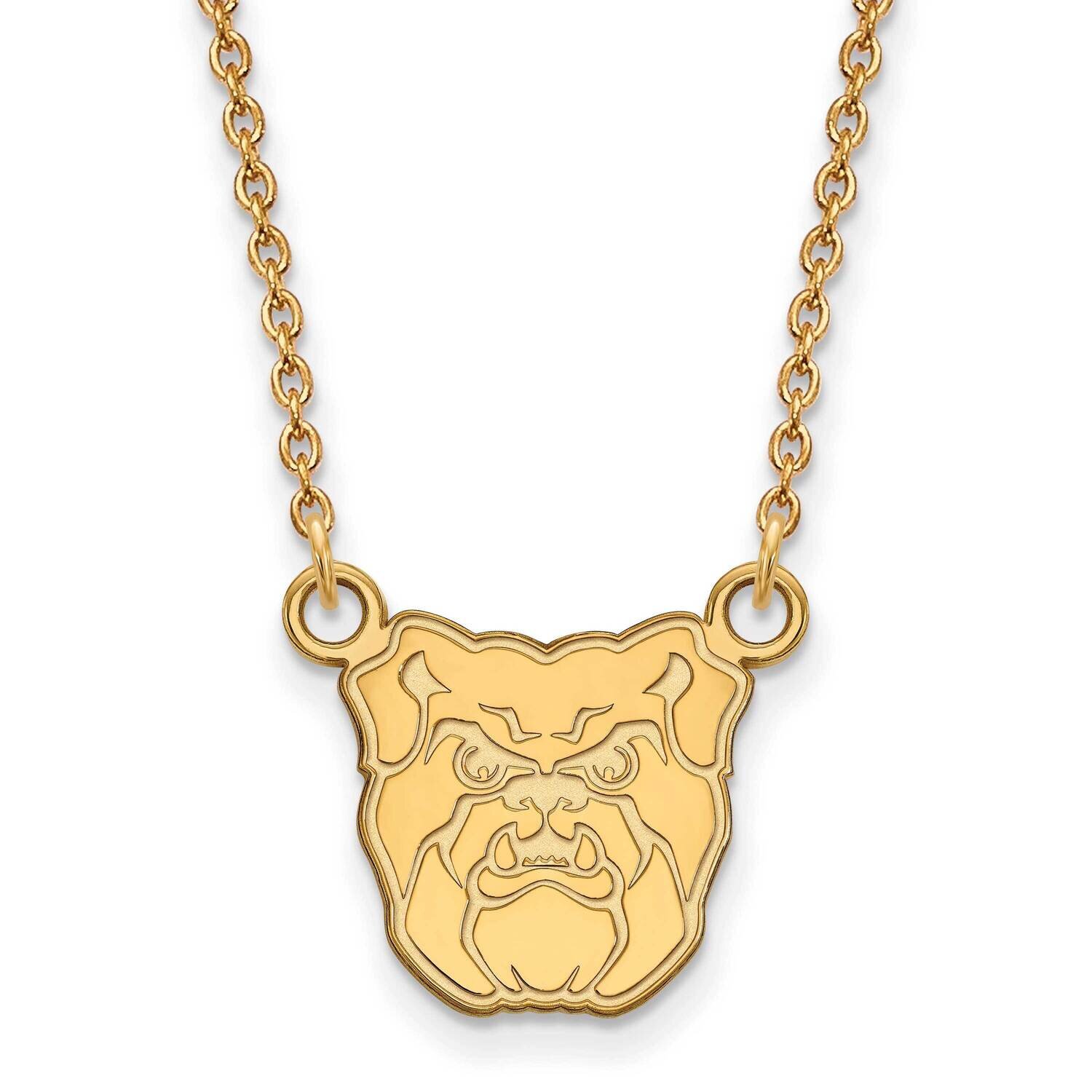 Butler University Small Pendant with Necklace Gold-plated Sterling Silver GP013BUT-18, MPN: GP013BU…