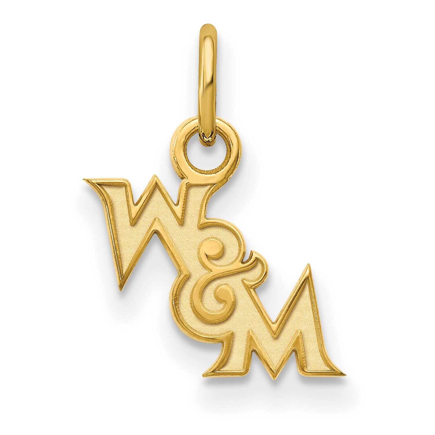 College of William & Mary Extra-Small Pendant Gold-plated Sterling Silver GP015WMA