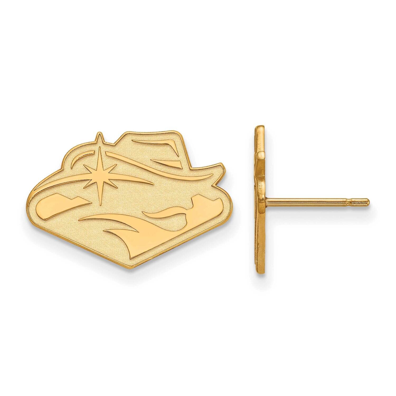 University of Nevada-Las Vegas Small Post Earrings Gold-plated Sterling Silver GP016UNL, MPN: GP016…