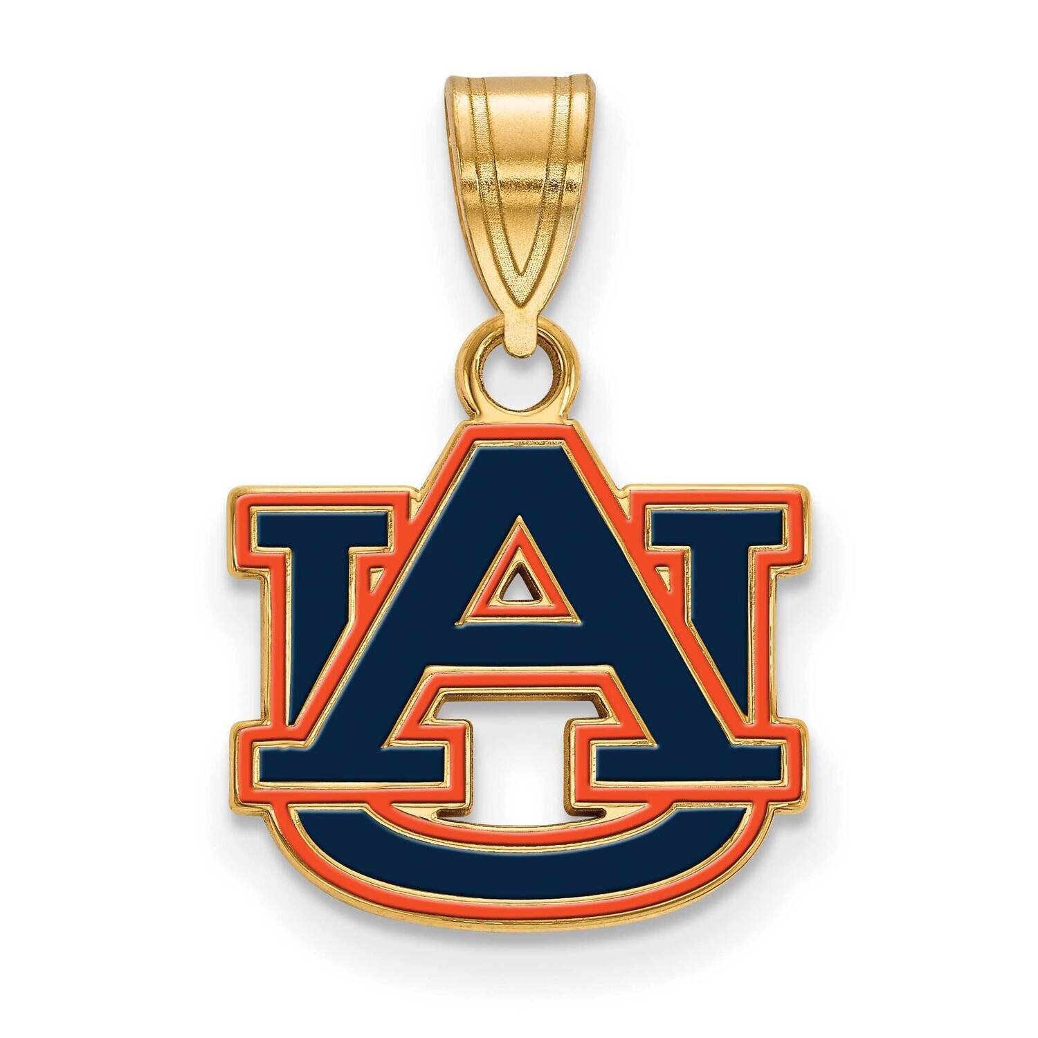 Auburn University Small Enamel Pendant Gold-plated Sterling Silver GP082AU, MPN: GP082AU, 191101151…
