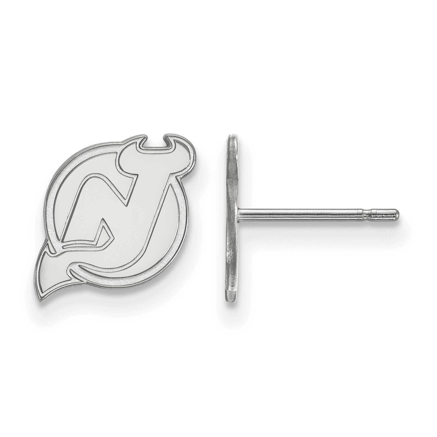 New Jersey Devils Extra-Small Post Earrings Sterling Silver Rhodium-plated SS006DVL, MPN: SS006DVL,…