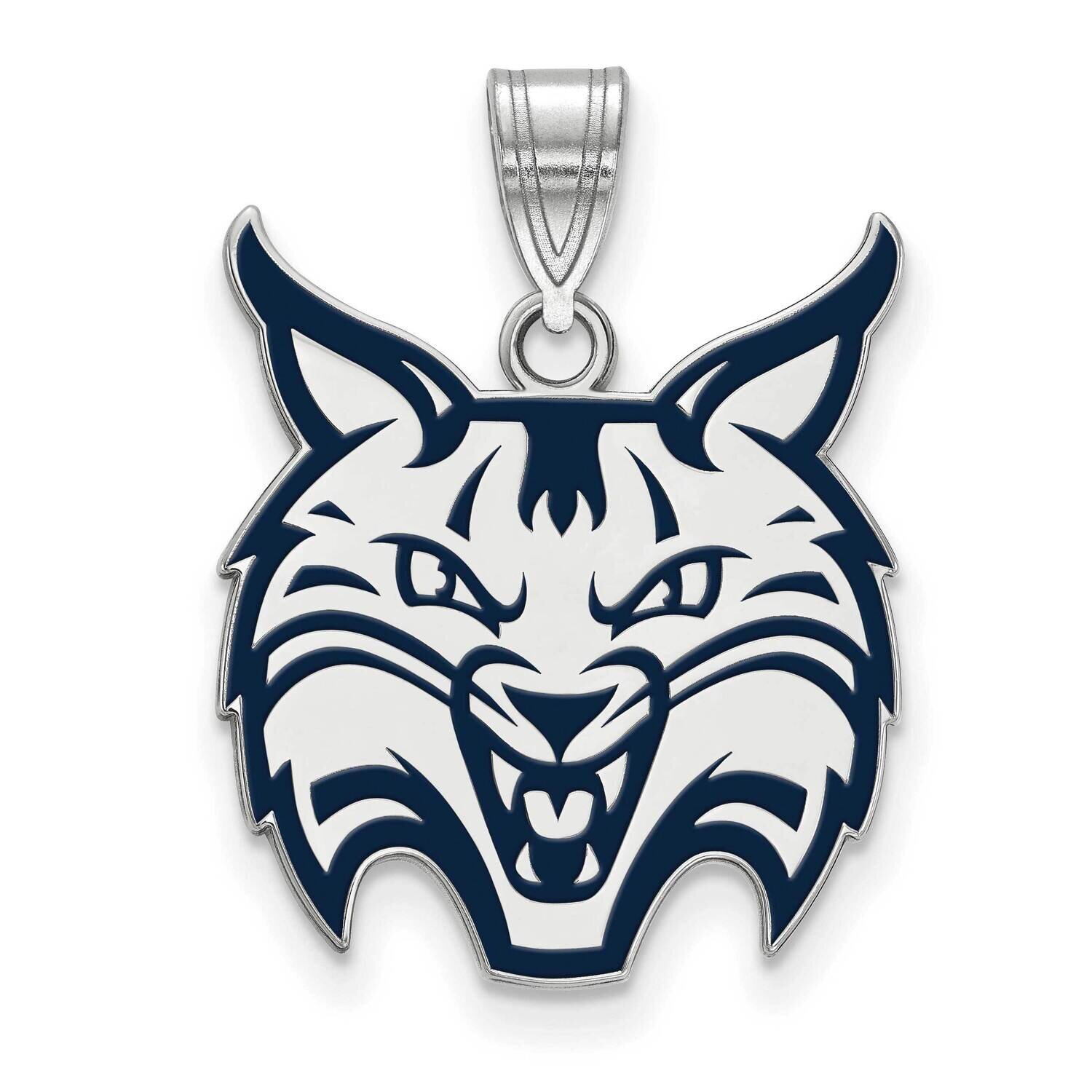 Quinnipiac University Large Enameled Pendant Sterling Silver SS006QUU, MPN: SS006QUU, 191101775710