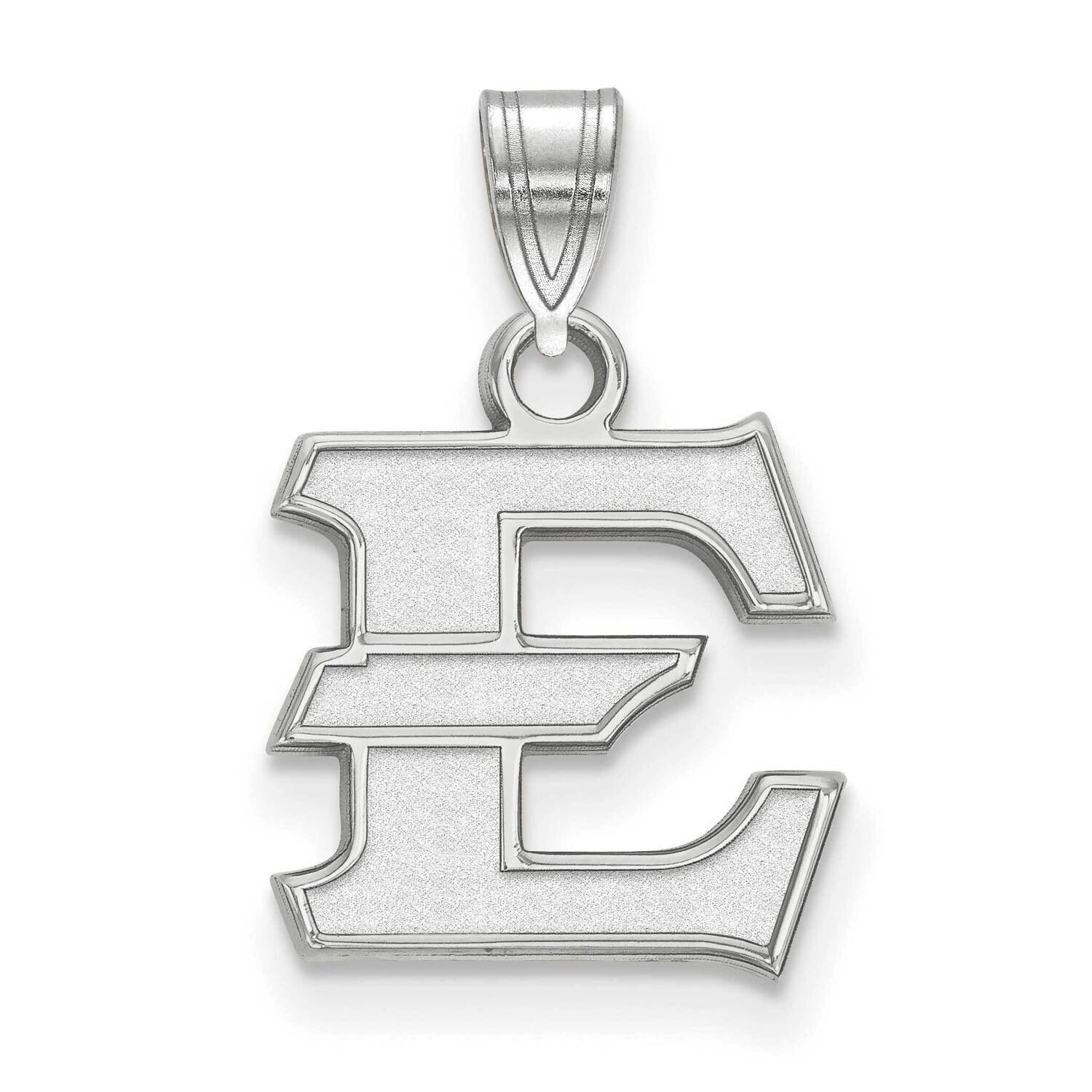 East Tennessee State University Small Pendant Sterling Silver Rhodium-plated SS007ETS, MPN: SS007ET…