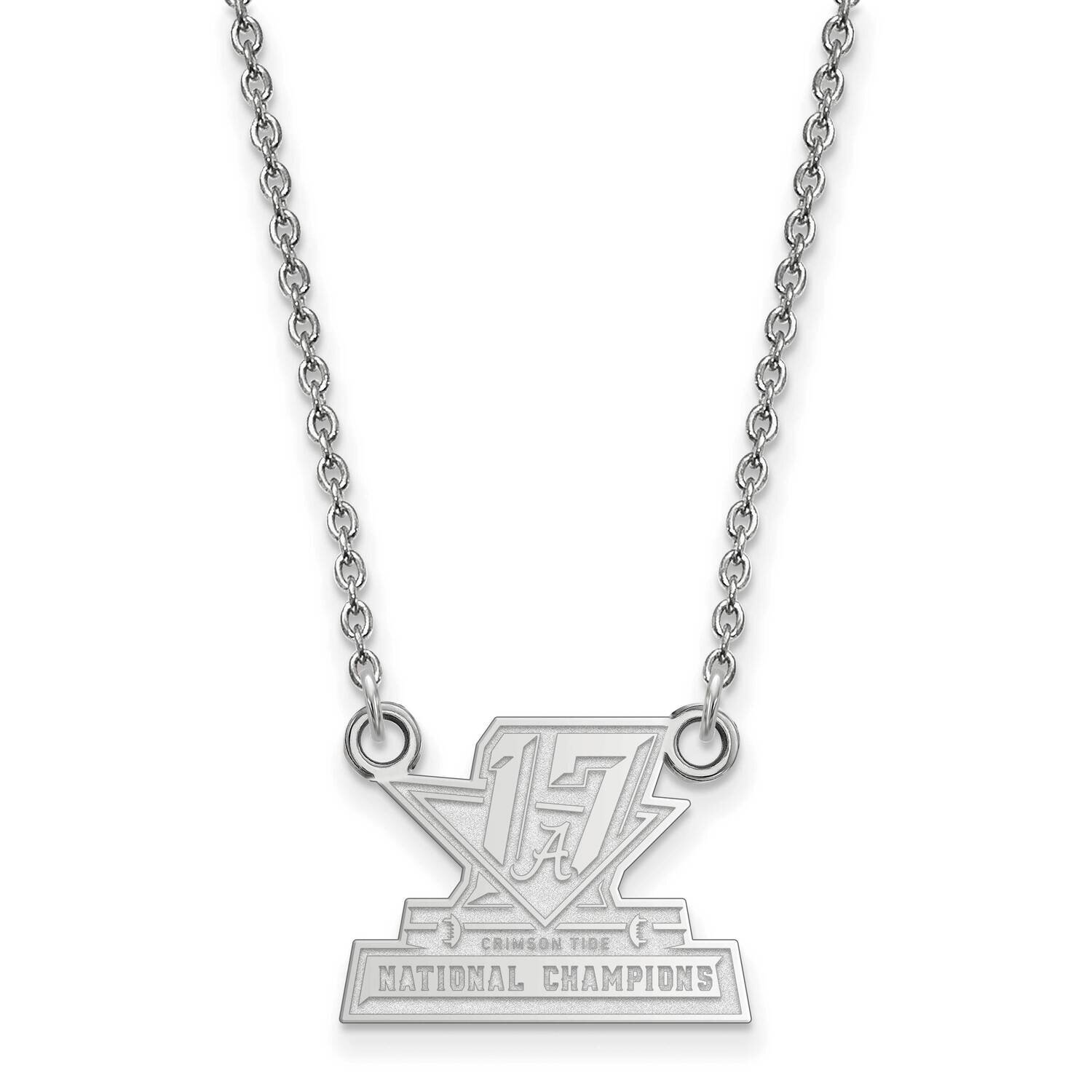 University of Alabama 2018 College Football National Champions Small Sterling Silver SS008CFA17-18,…