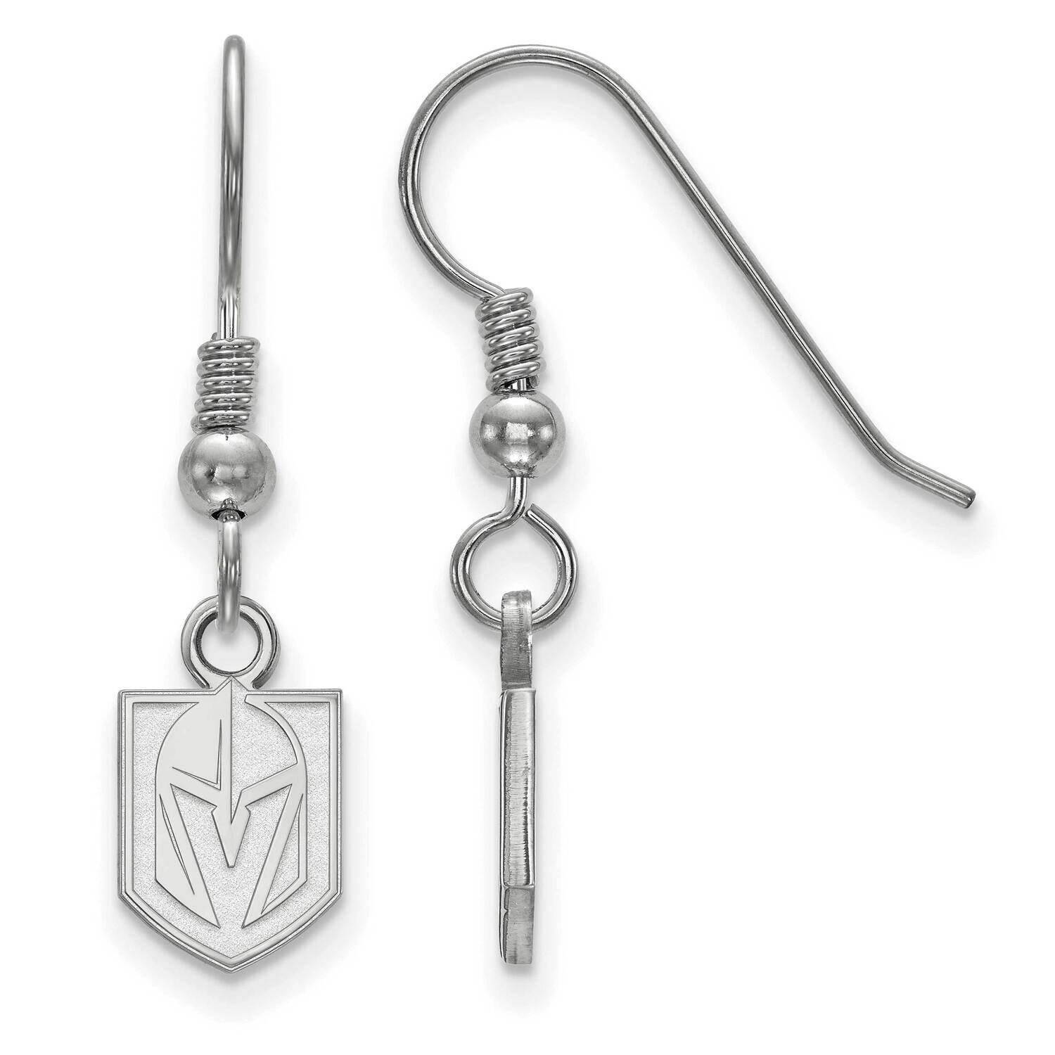 Vegas Golden Knights Extra-Small Dangle Earrings Wire Sterling Silver SS019VGK, MPN: SS019VGK, 1911…