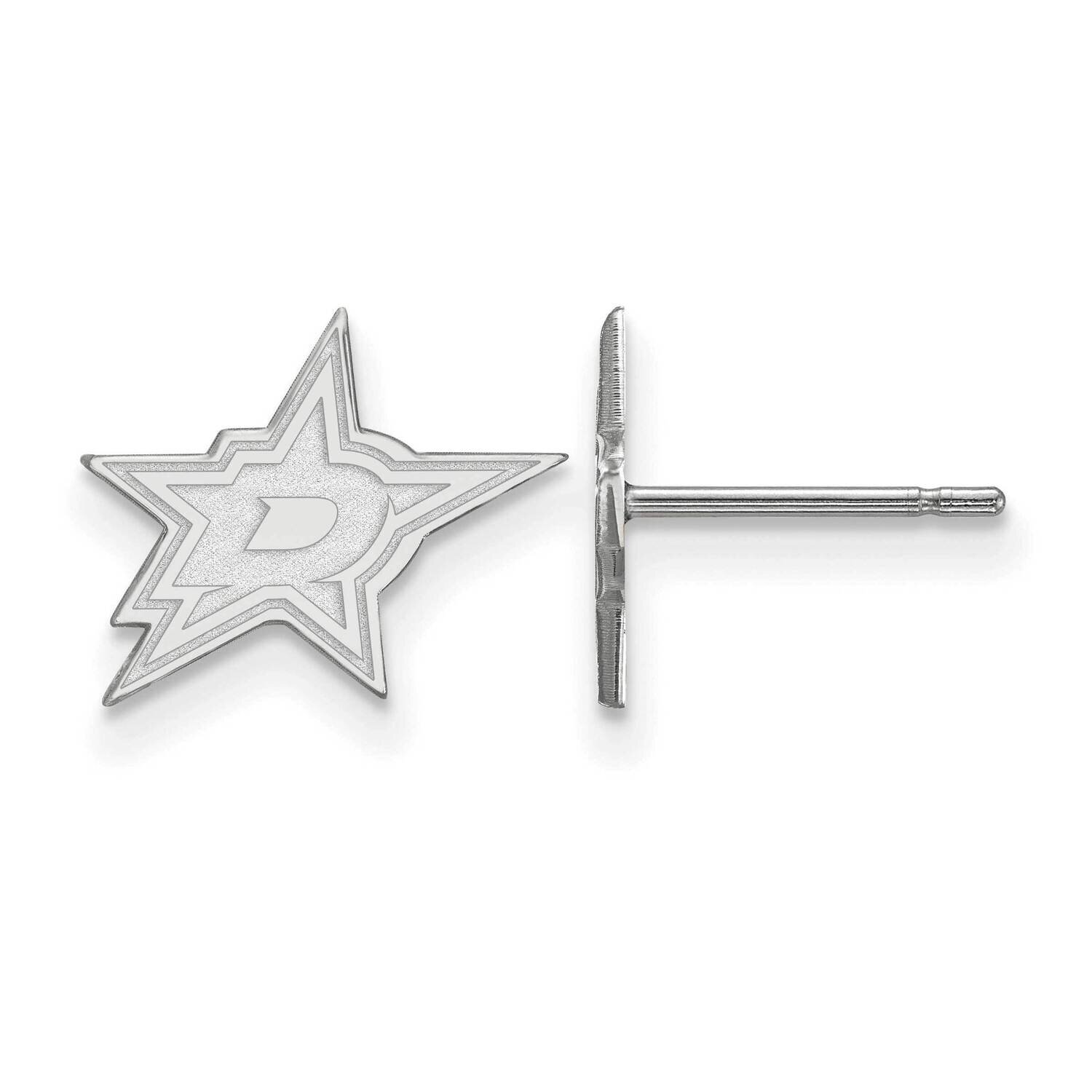 Dallas Stars Extra-Small Post Earrings Sterling Silver Rhodium-plated SS020STA, MPN: SS020STA, 1911…