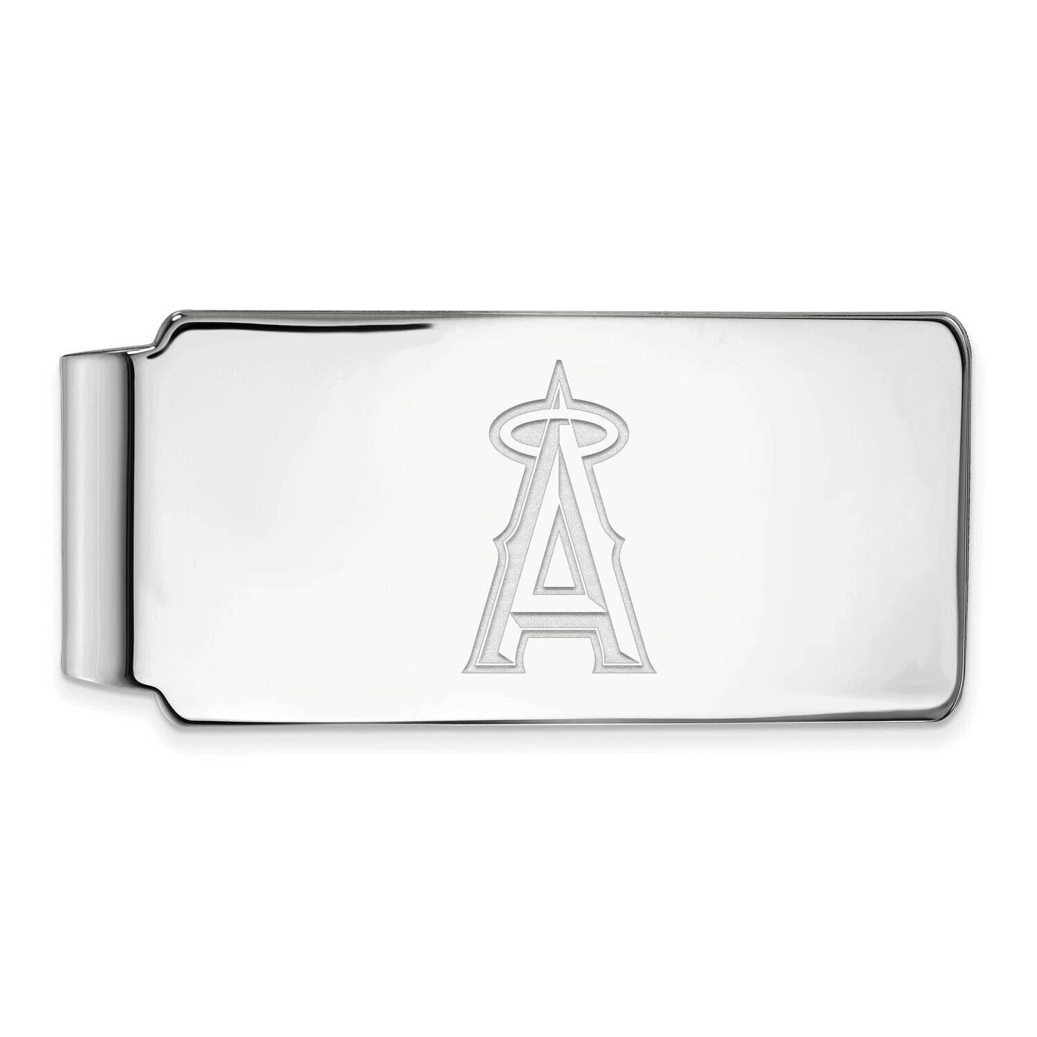 MLB Los Angeles Angels Money Clip Sterling Silver Rhodium-plated SS022ANG, MPN: SS022ANG, 191101149…