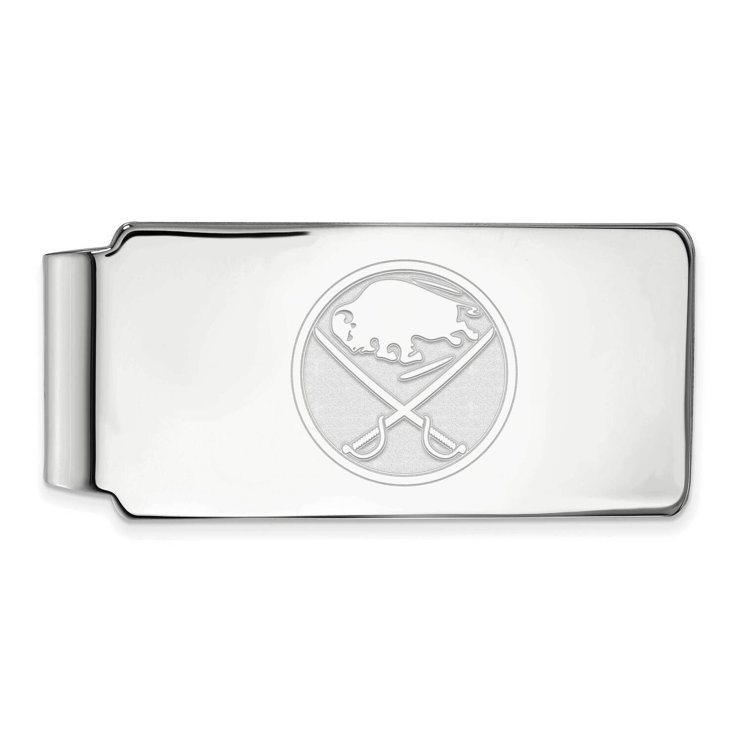 Buffalo Sabres Money Clip Sterling Silver Rhodium-plated SS024SAB