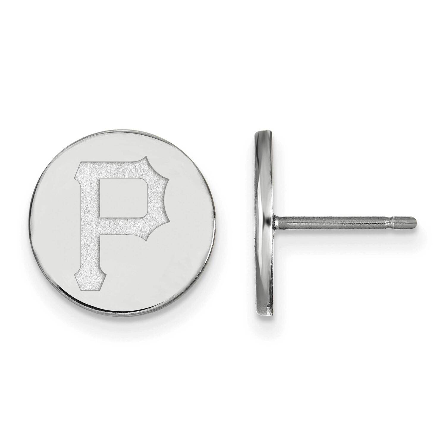 MLB Pittsburgh Pirates Extra Small Post Earrings Sterling Silver Rhodium-plated SS028PIR, MPN: SS02…