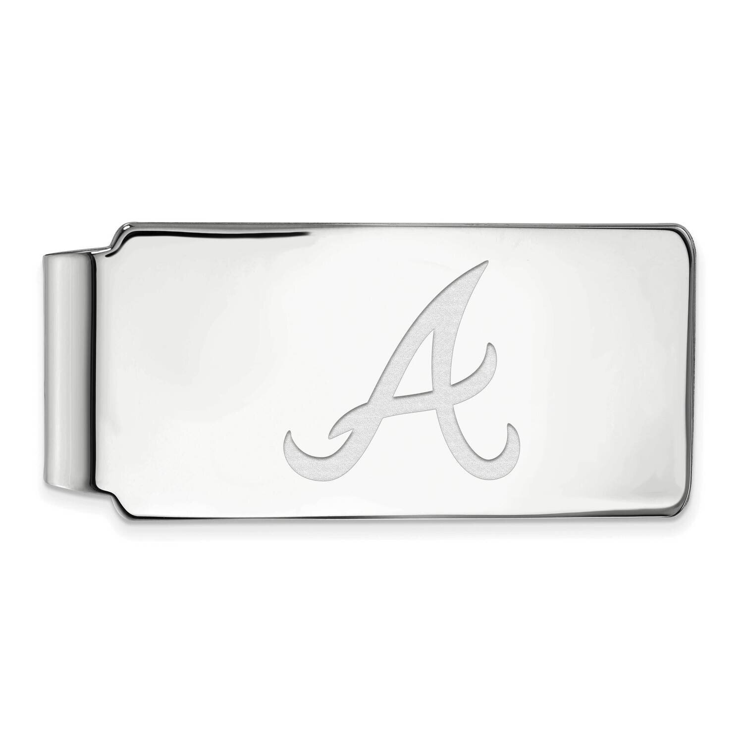 MLB Atlanta Braves Money Clip Sterling Silver Rhodium-plated SS029BRA