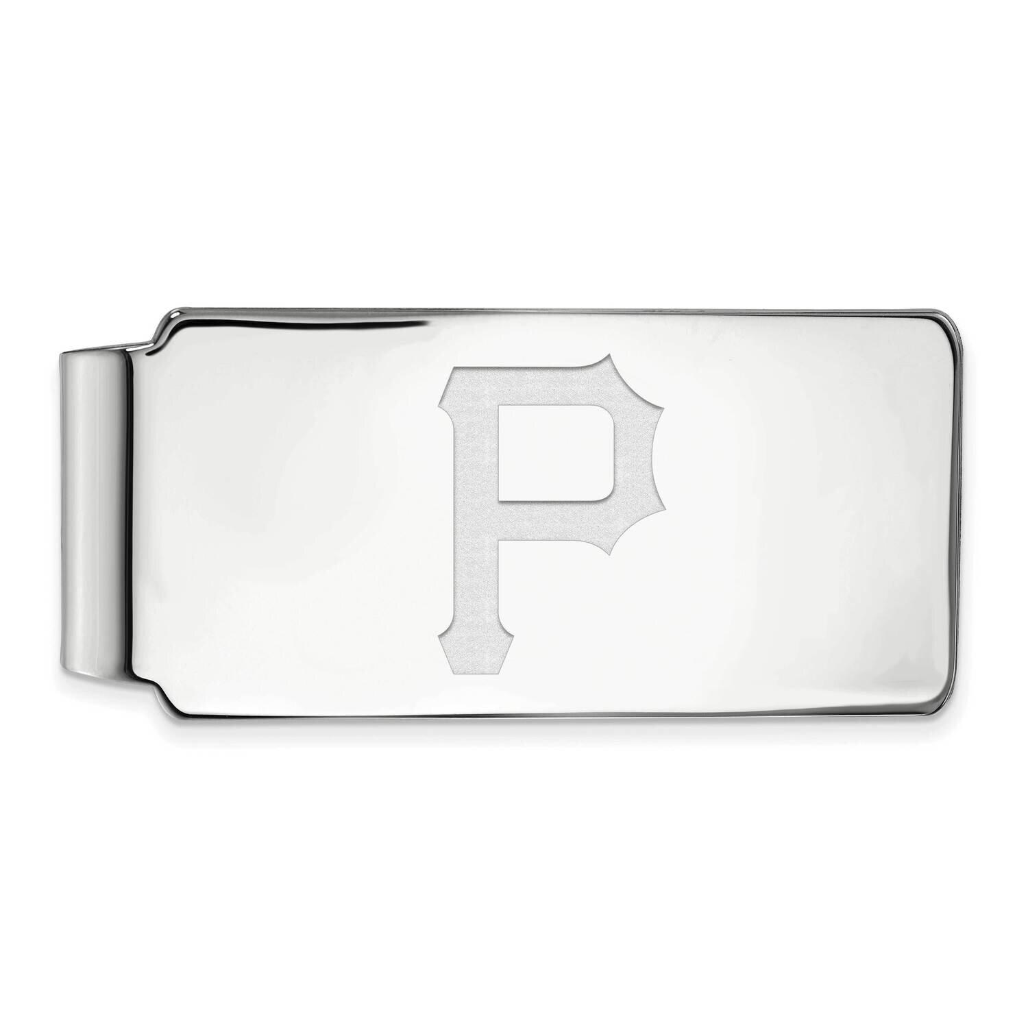 MLB Pittsburgh Pirates Money Clip Sterling Silver Rhodium-plated SS030PIR