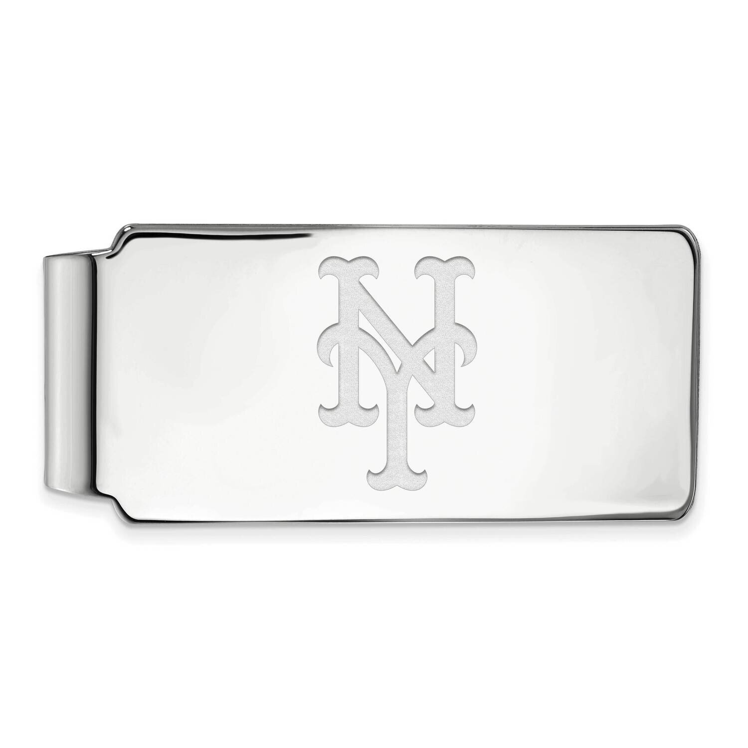 MLB New York Mets Money Clip Sterling Silver Rhodium-plated SS031MET