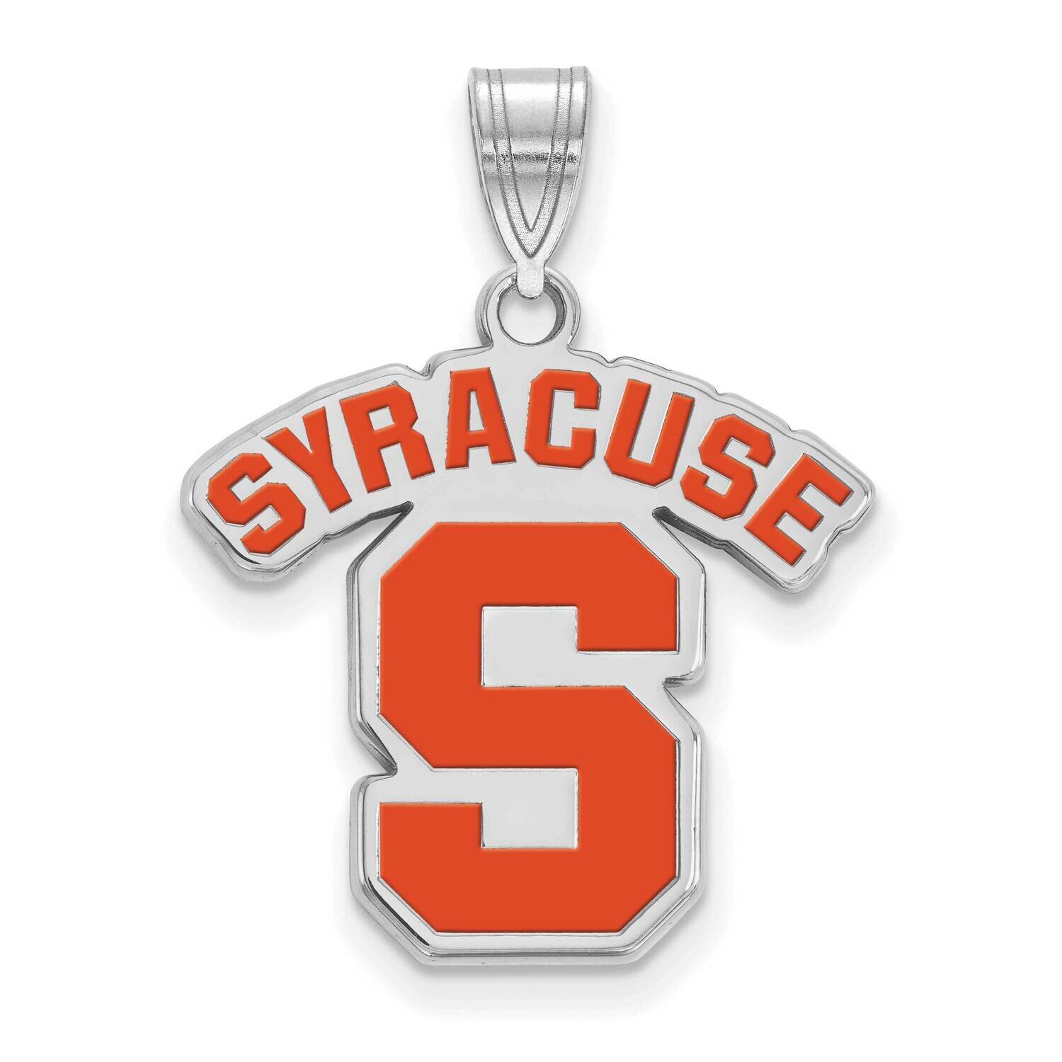 Syracuse University Small Enamel Pendant Sterling Silver SS032SYU, MPN: SS032SYU, 191101774829