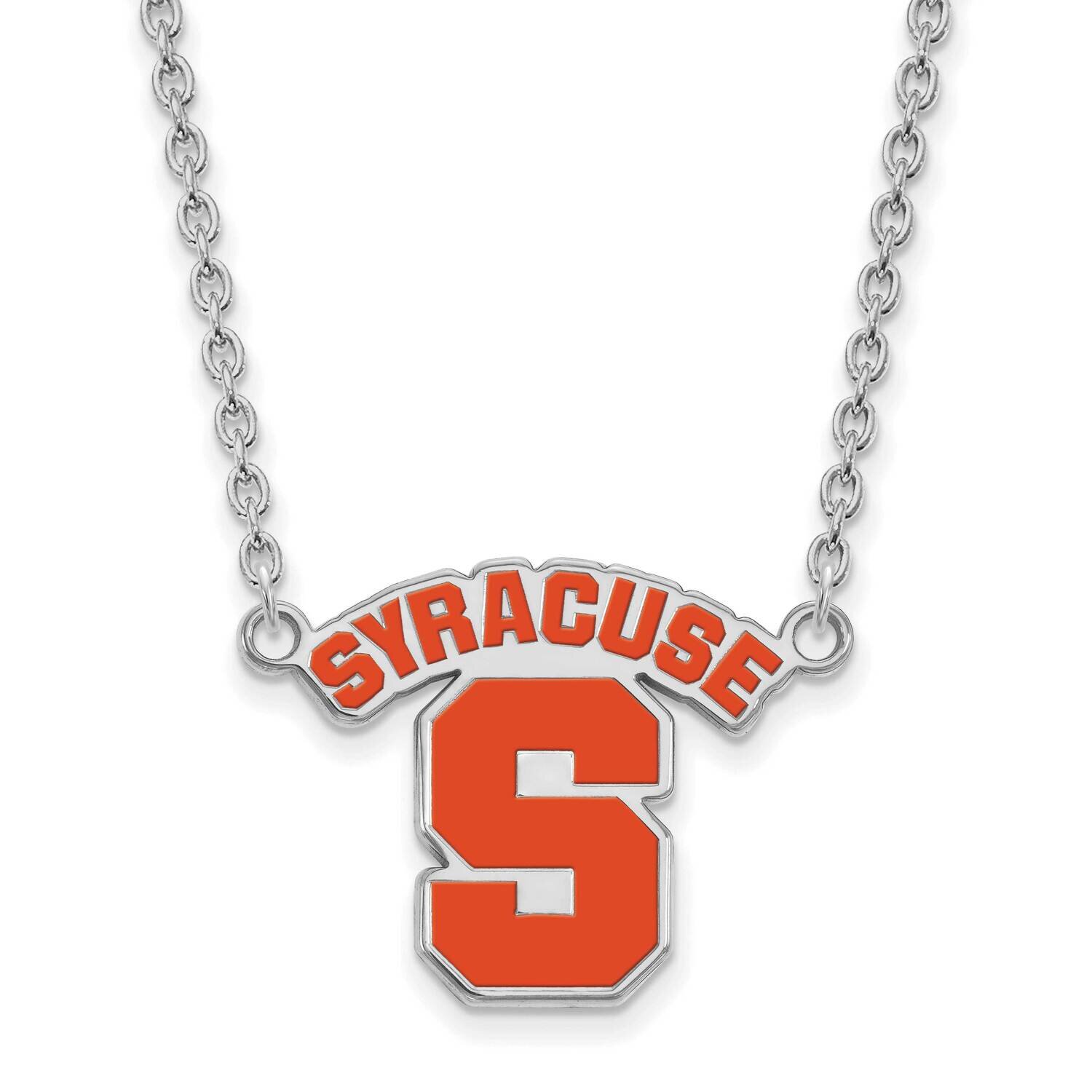 Syracuse University Large Enamel Pendant Sterling Silver SS033SYU-18, MPN: SS033SYU-18, 191101774782