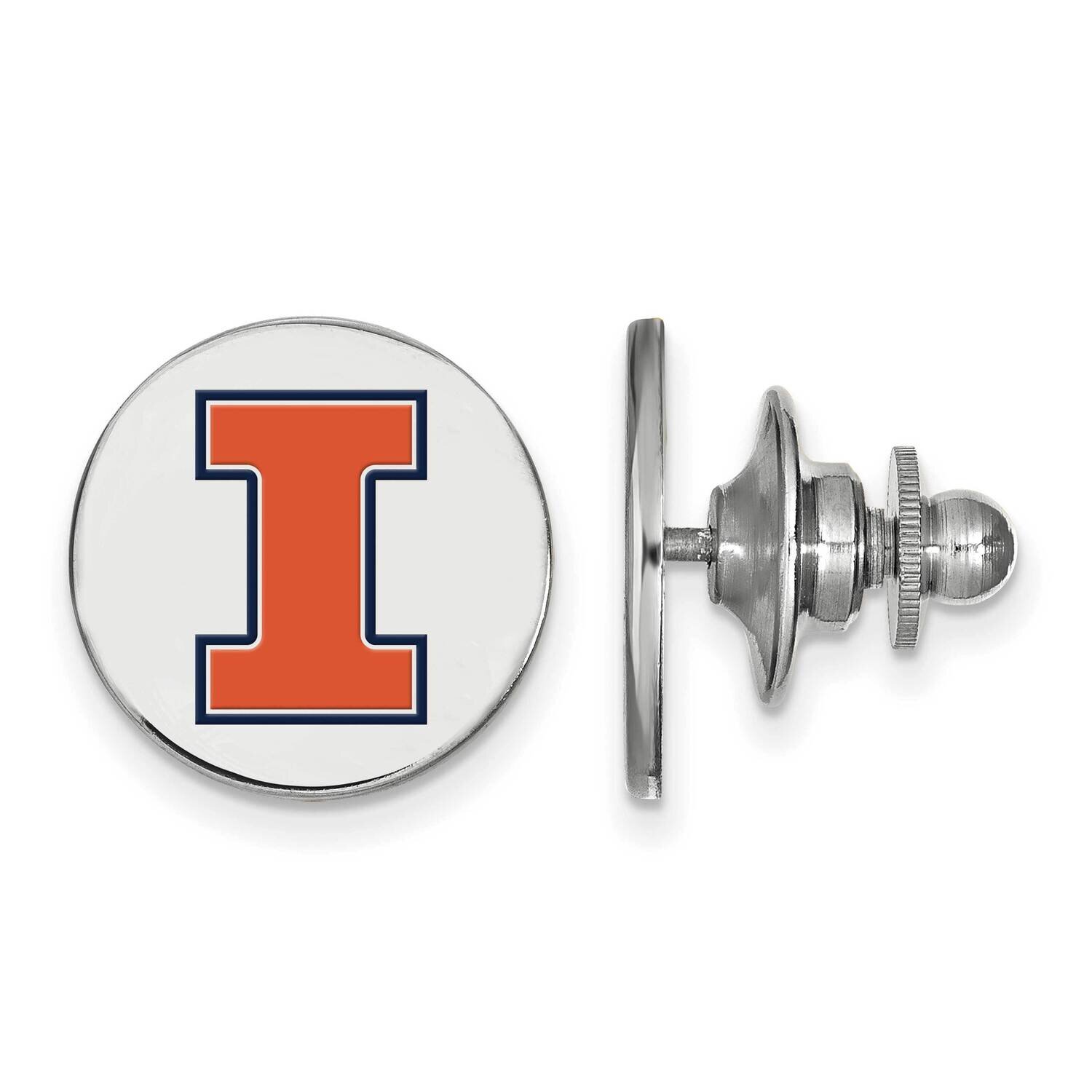 University of Illinois Tie Tac Sterling Silver SS076UIL, MPN: SS076UIL, 191101995477