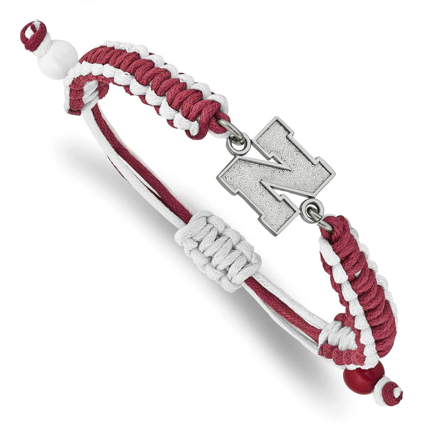 University of Nebraska Color Bracelet Stainless Steel ST514UNE, MPN: ST514UNE, 634401018038
