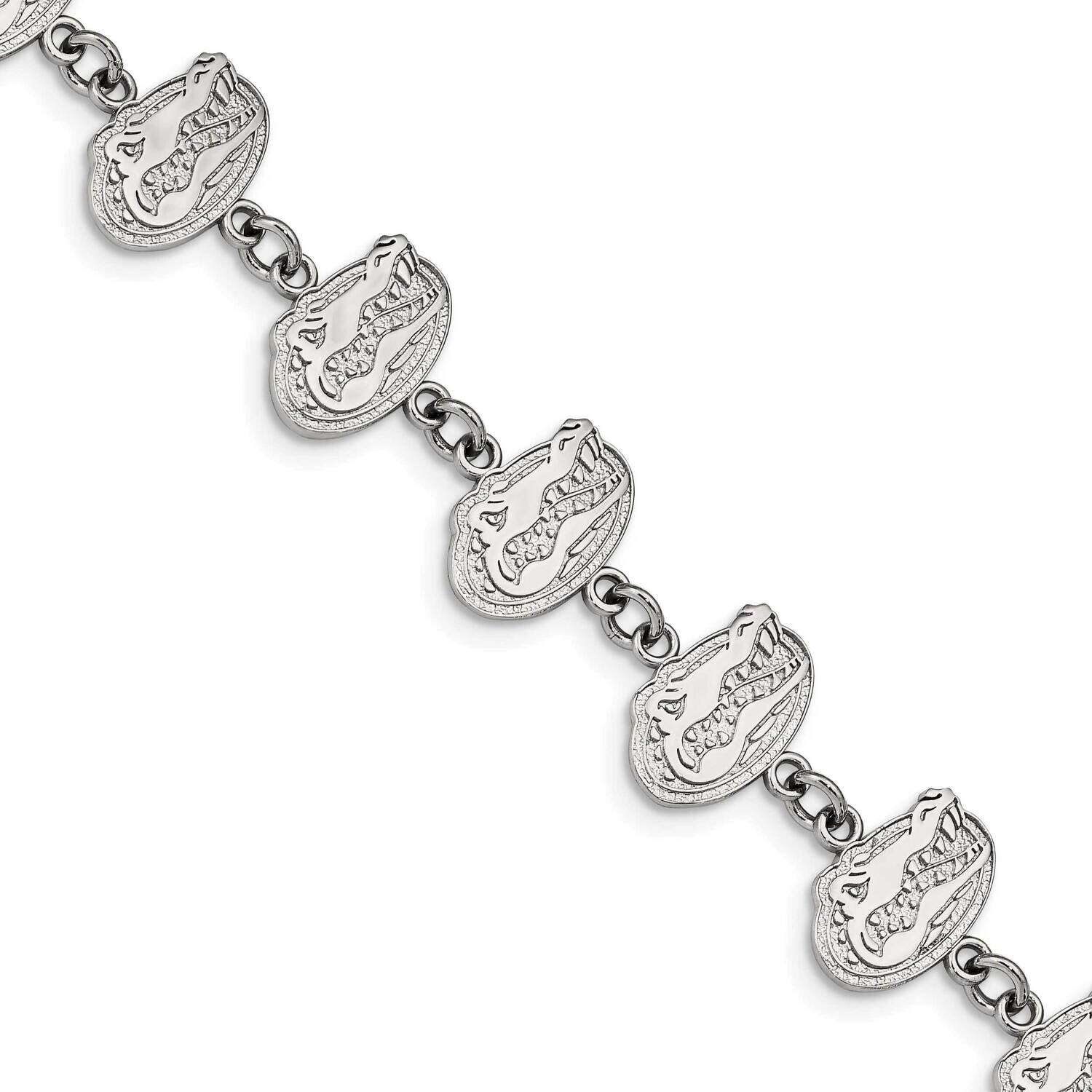 University of Florida Link with 1.5 In Extender Bracelet Stainless Steel ST515UFL, MPN: ST515UFL, 6…