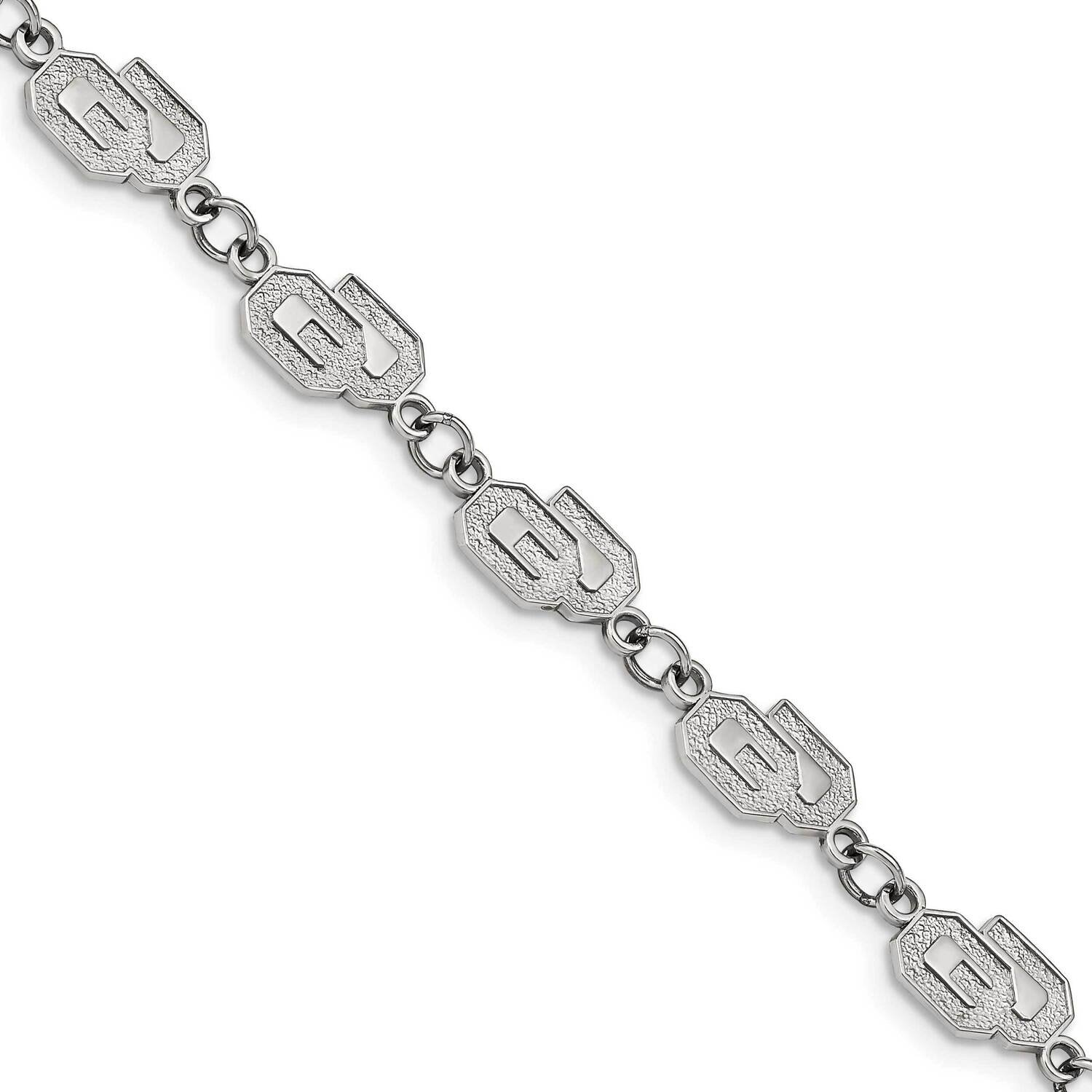 University of Oklahoma Logo Link with 1.5 In Extender Bracelet Stainless Steel ST515UOK, MPN: ST515…