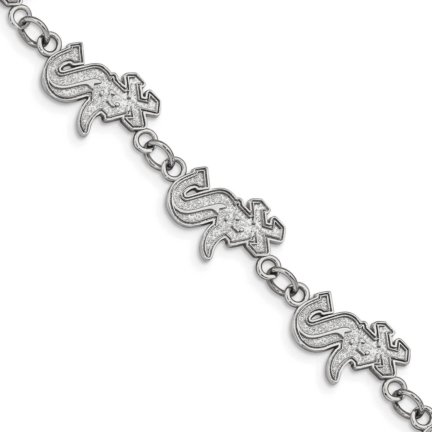 MLB Chicago White Sox Logo 1.5 In Extender Bracelet Stainless Steel ST515WHI, MPN: ST515WHI, 191101…