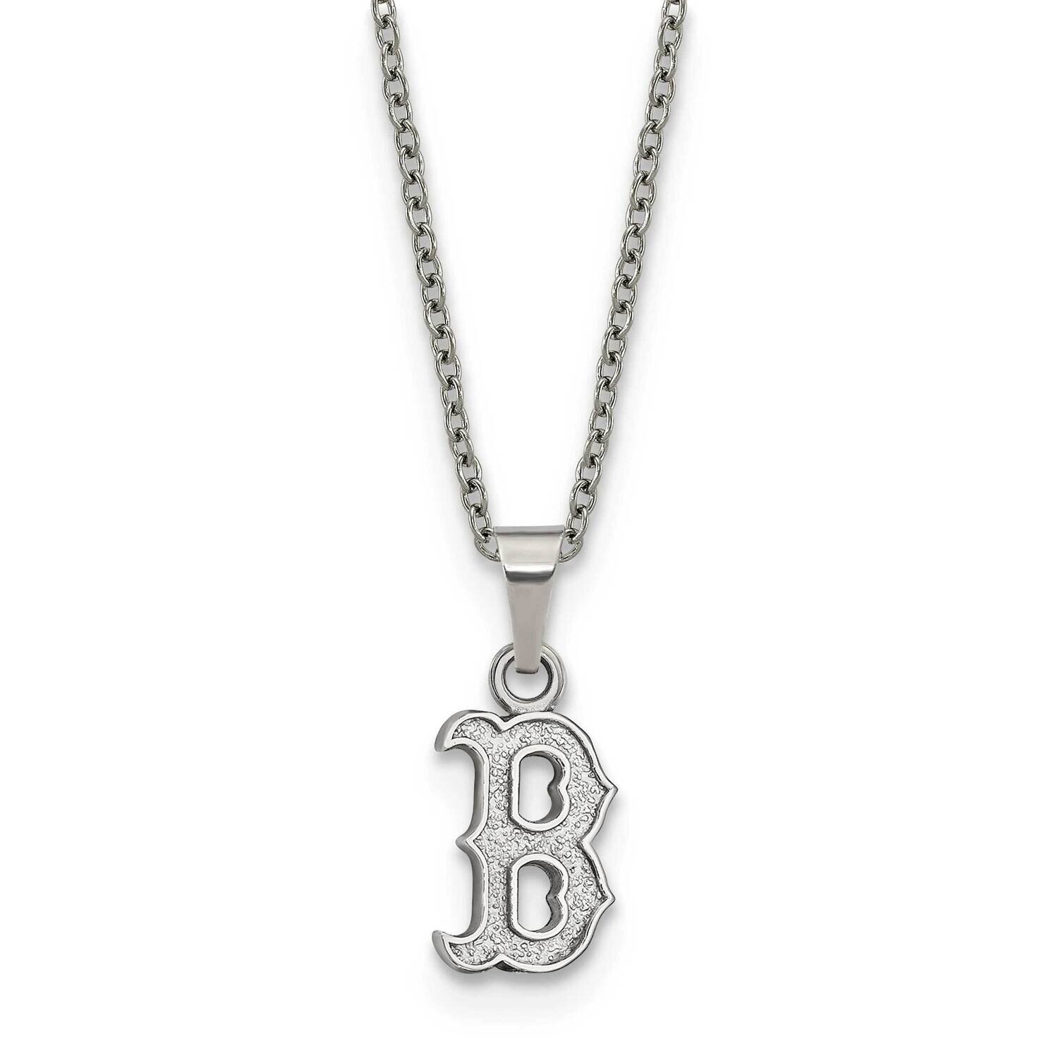 MLB Boston Red Sox Pendant On 2 In Extension Neckla Stainless Steel ST516RSO