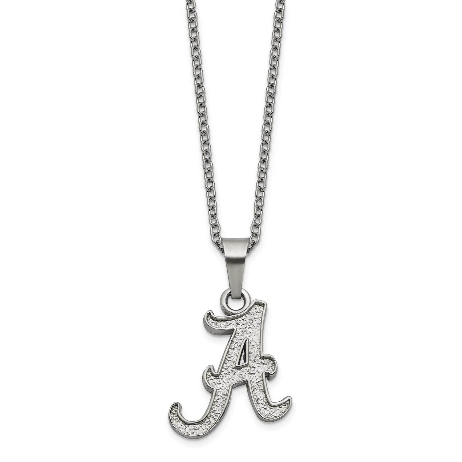 The University of Alabama Pendant & Chain with 2 In Ex Stainless Steel ST516UAL