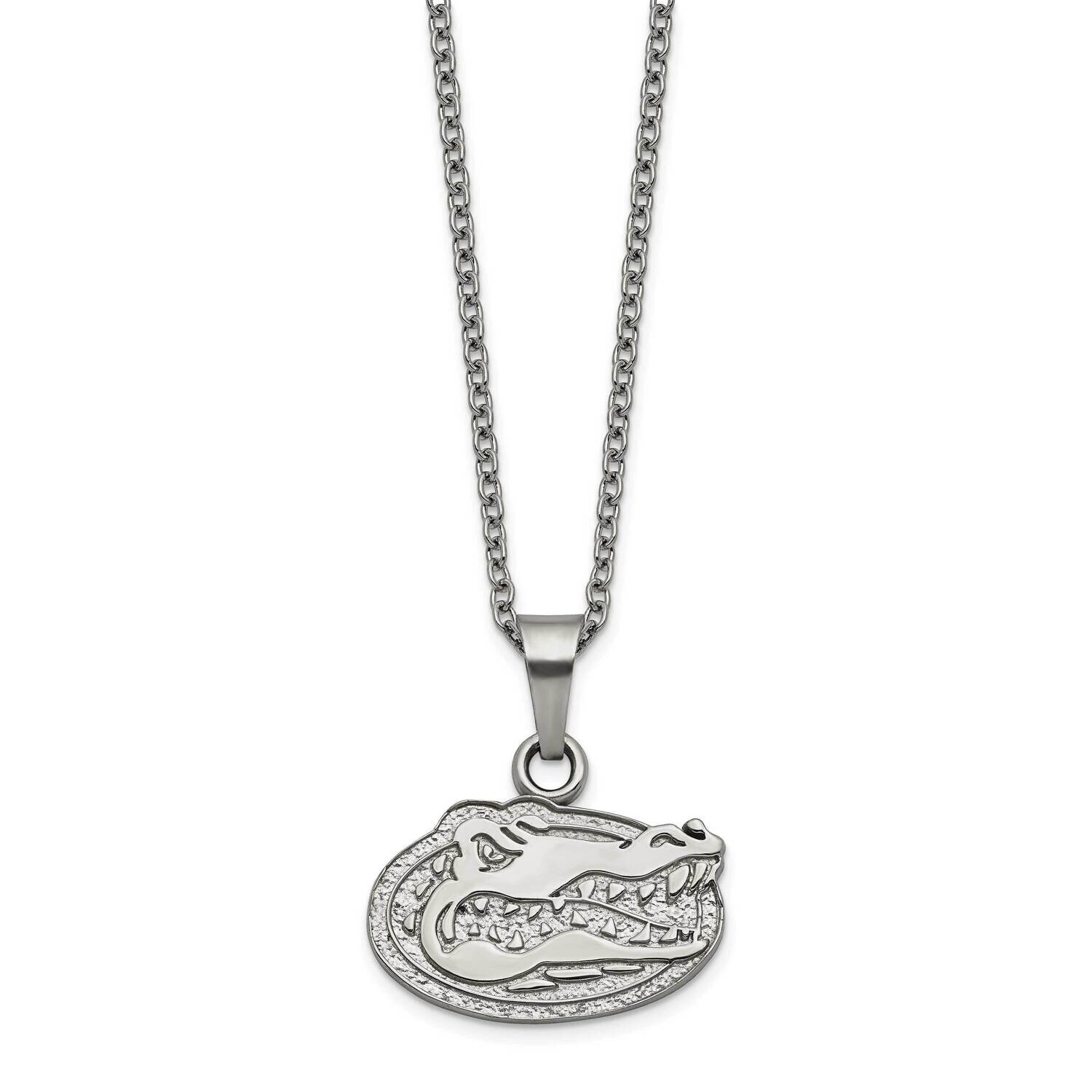 University of Florida Pendant &amp; Chain with 2 inch Extender N Stainless Steel ST516UFL, MPN: ST516UF…
