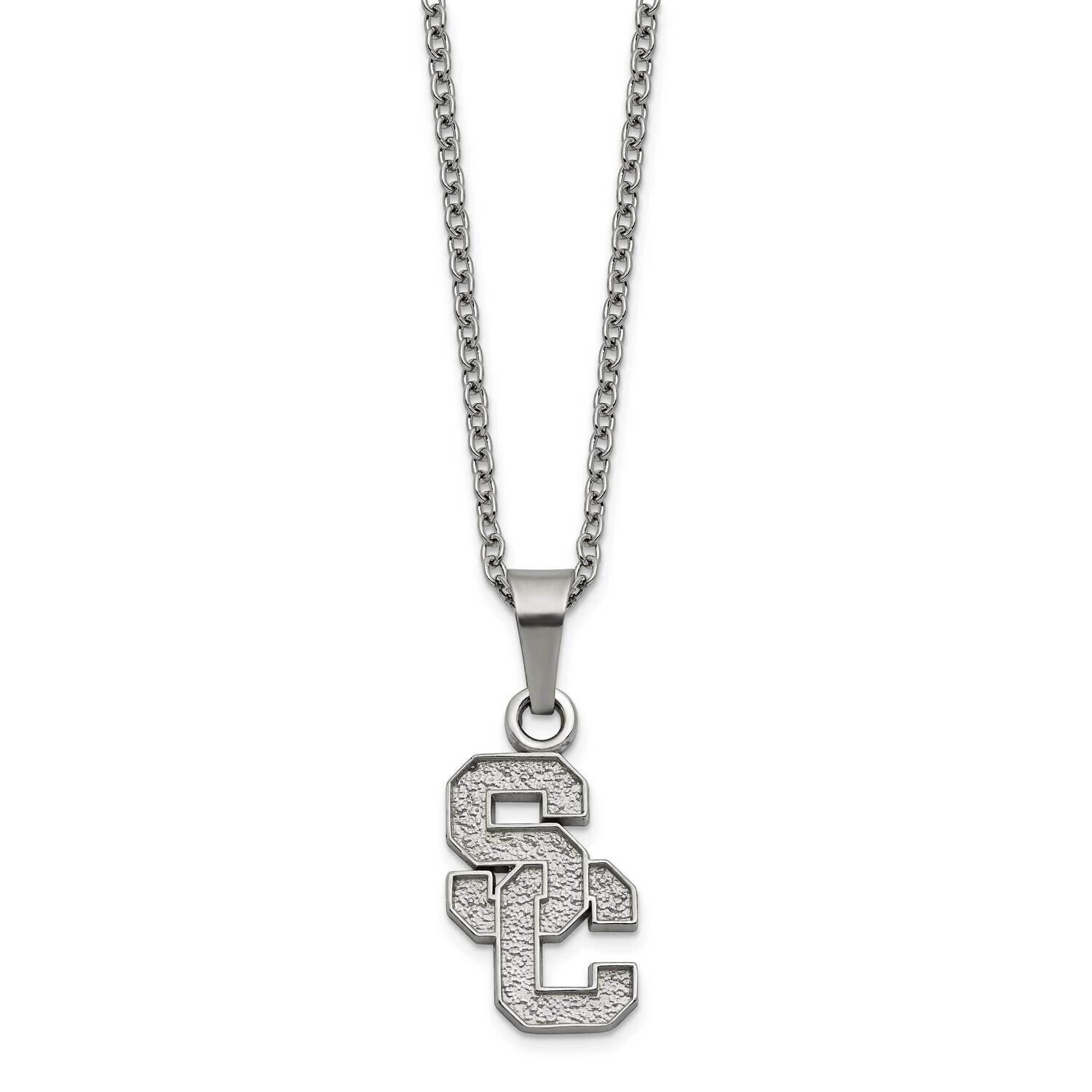 University of Southern California Pendant &amp; Chain with 2In E Stainless Steel ST516USC, MPN: ST516US…