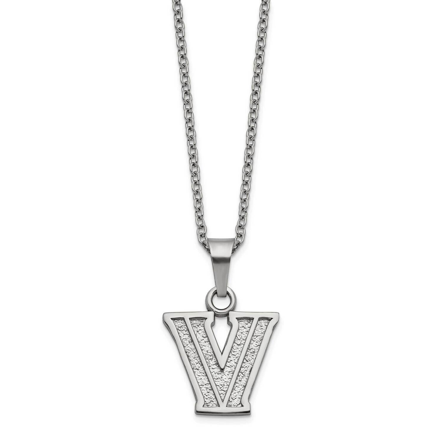 Villanova University Pendant & Chain with 2 inch Extender Ne Stainless Steel ST516VIL