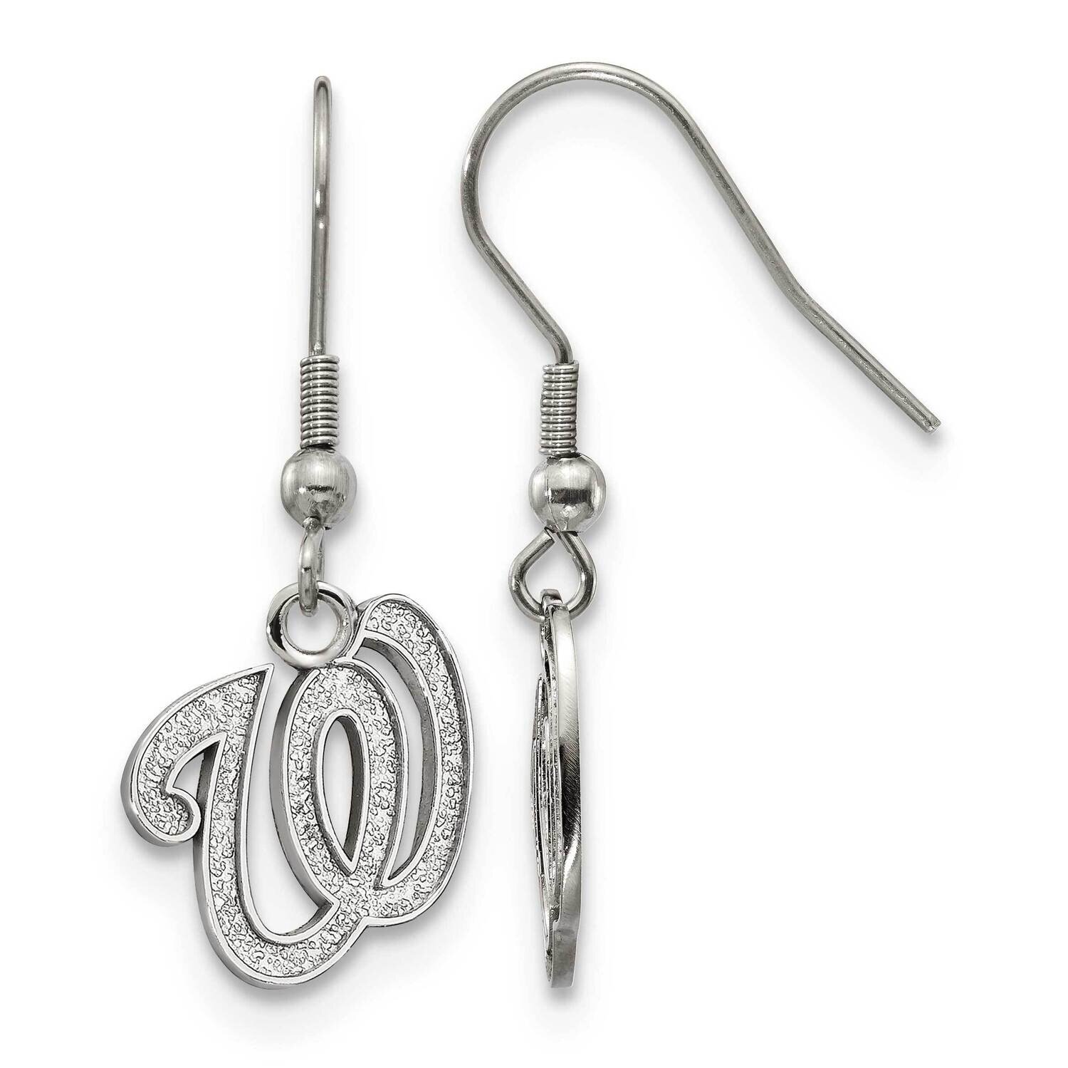 MLB Washington Nationals Dangle Earrings Stainless Steel ST517NAT, MPN: ST517NAT, 191101222412