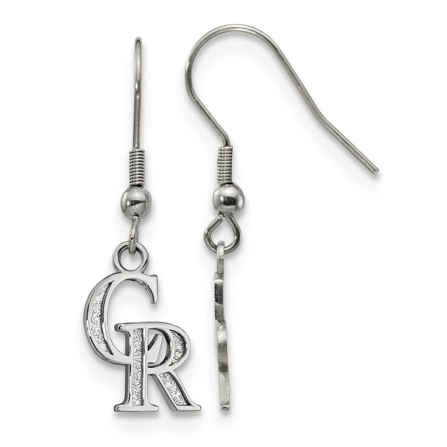 MLB Colorado Rockies Dangle Earrings Stainless Steel ST517ROK