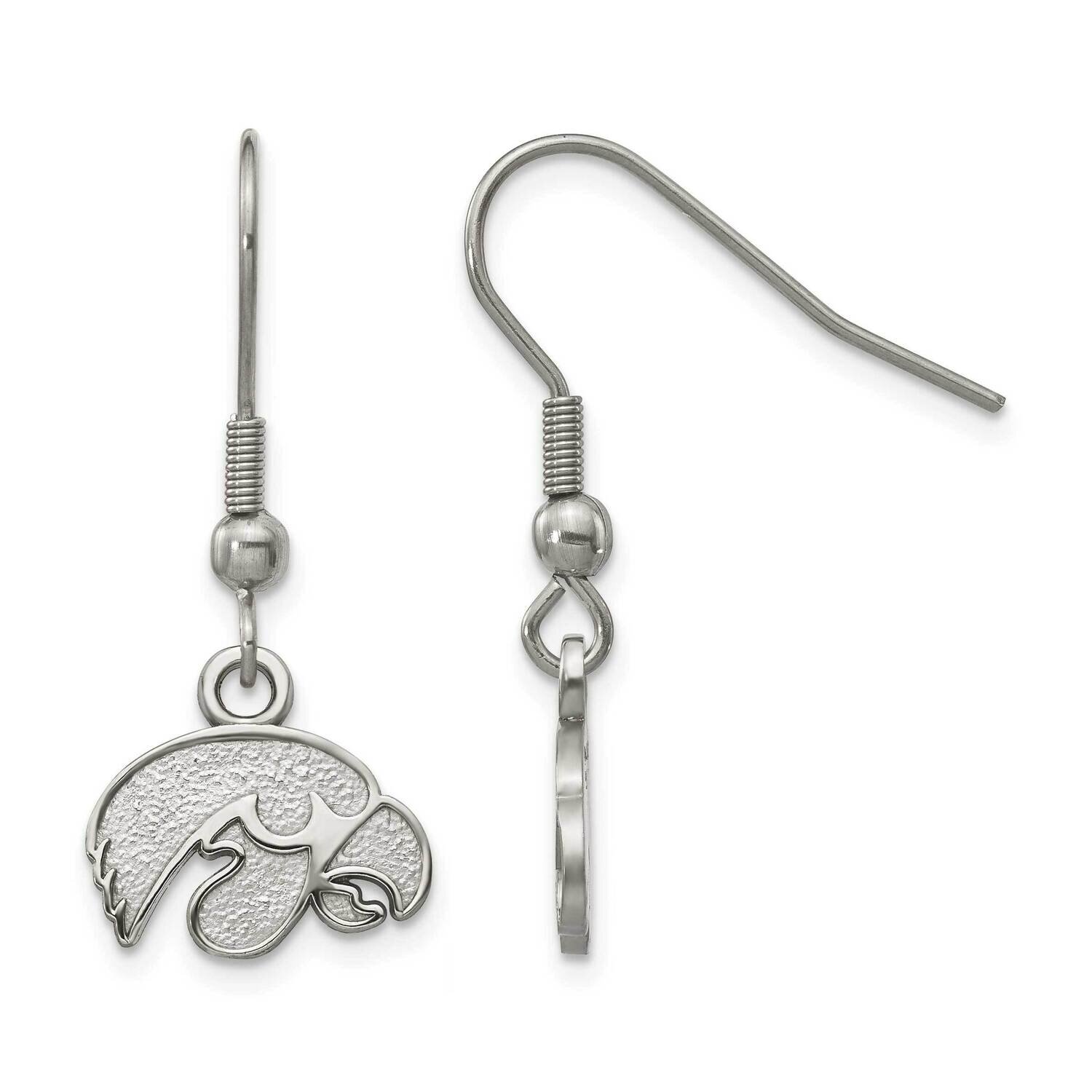 University Iowa Dangle Earrings Stainless Steel ST517UIA, MPN: ST517UIA, 634401016744