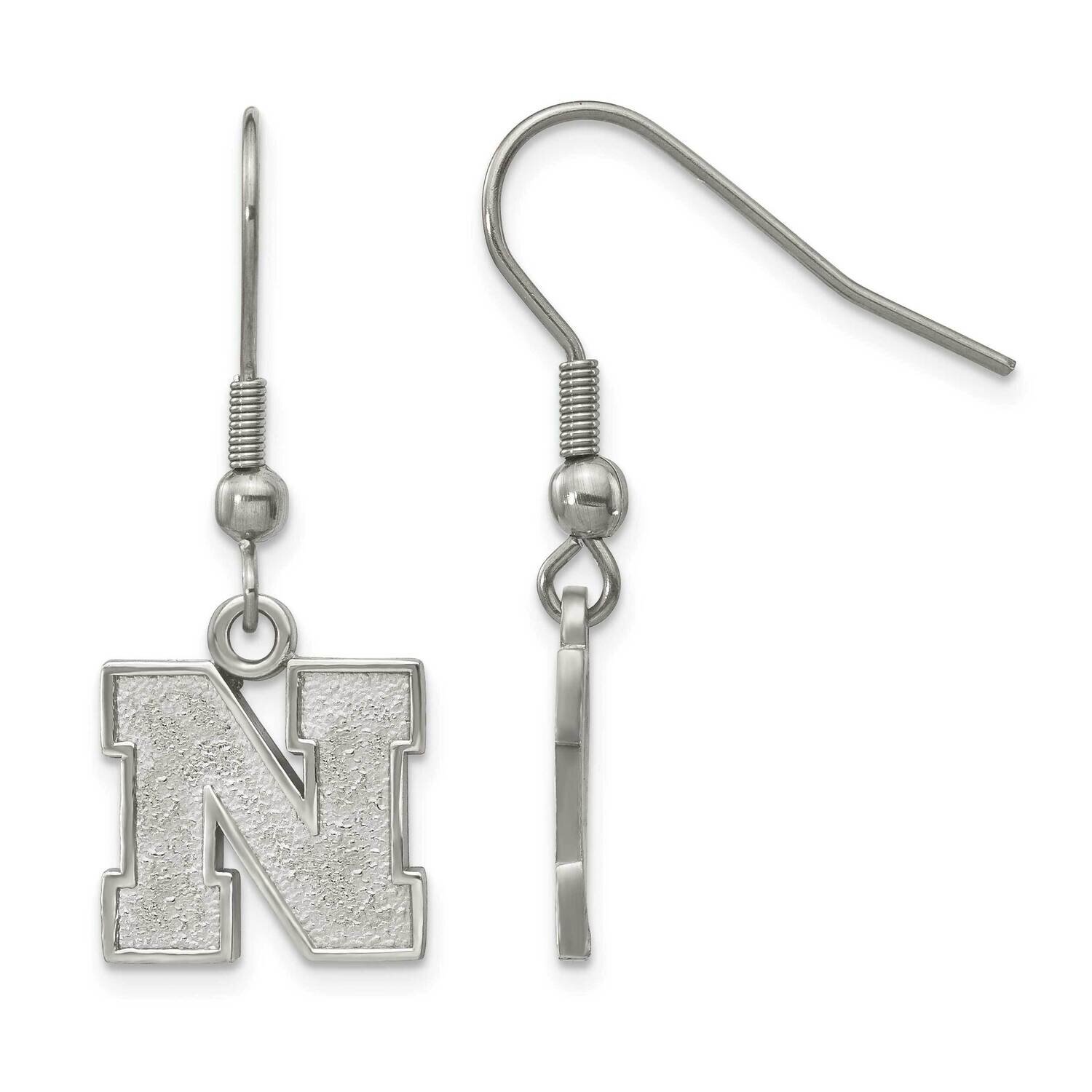 University of Nebraska Dangle Earrings Stainless Steel ST517UNE, MPN: ST517UNE, 634401015464