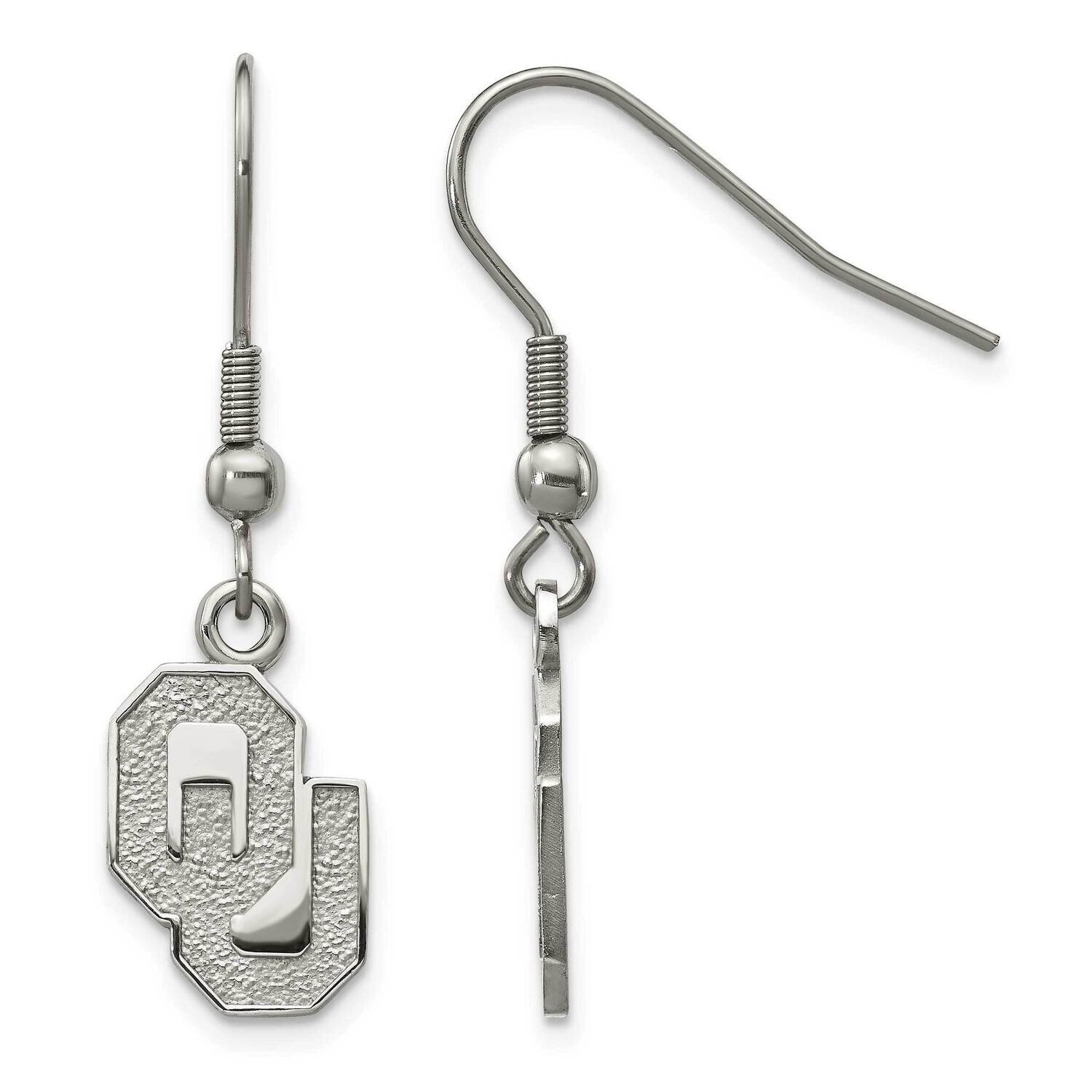The University of Oklahoma Dangle Earrings Stainless Steel ST517UOK, MPN: ST517UOK, 634401015488