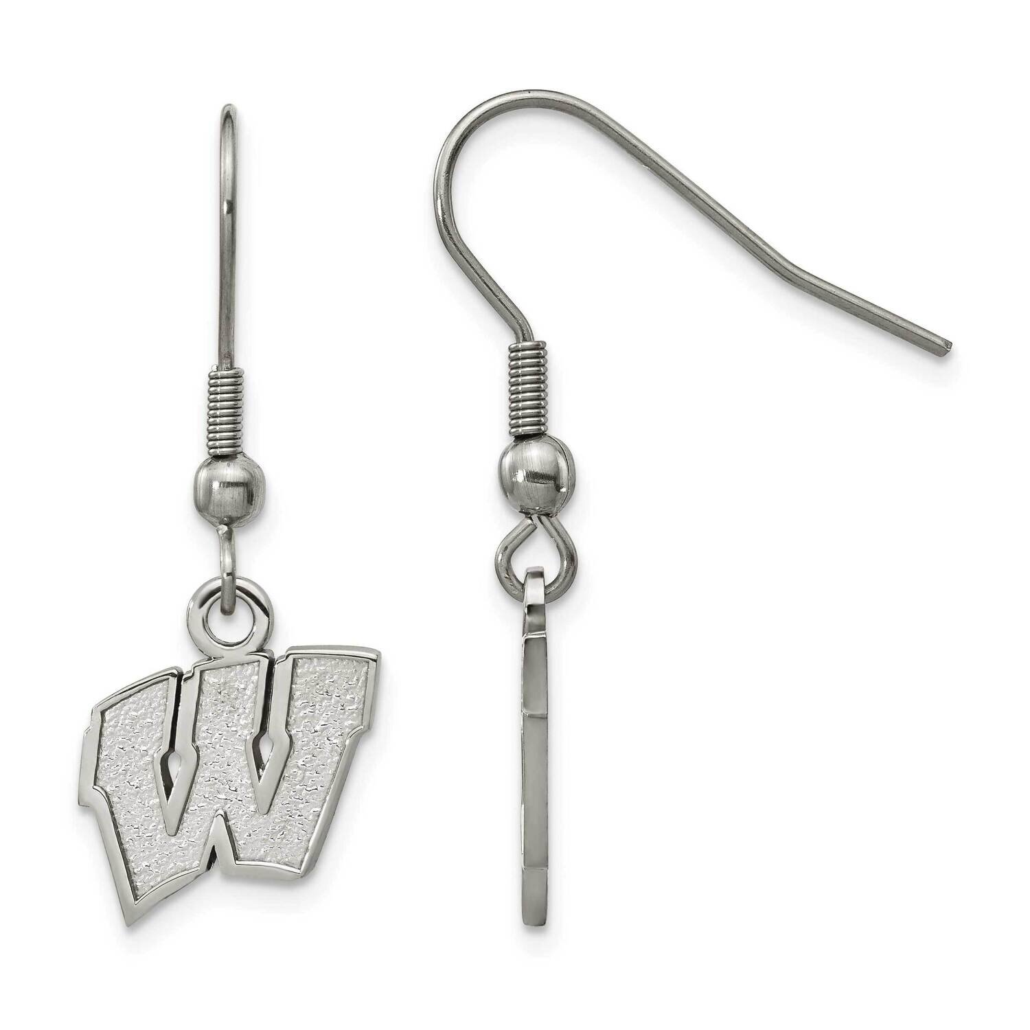 University of Wisconsin Dangle Earrings Stainless Steel ST517UWI, MPN: ST517UWI, 634401015495