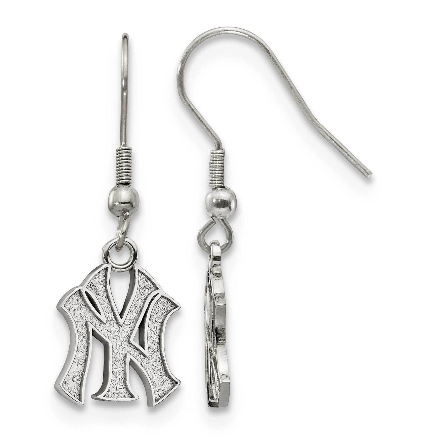 MLB New York Yankees Dangle Earrings Stainless Steel ST517YAN, MPN: ST517YAN, 191101222542