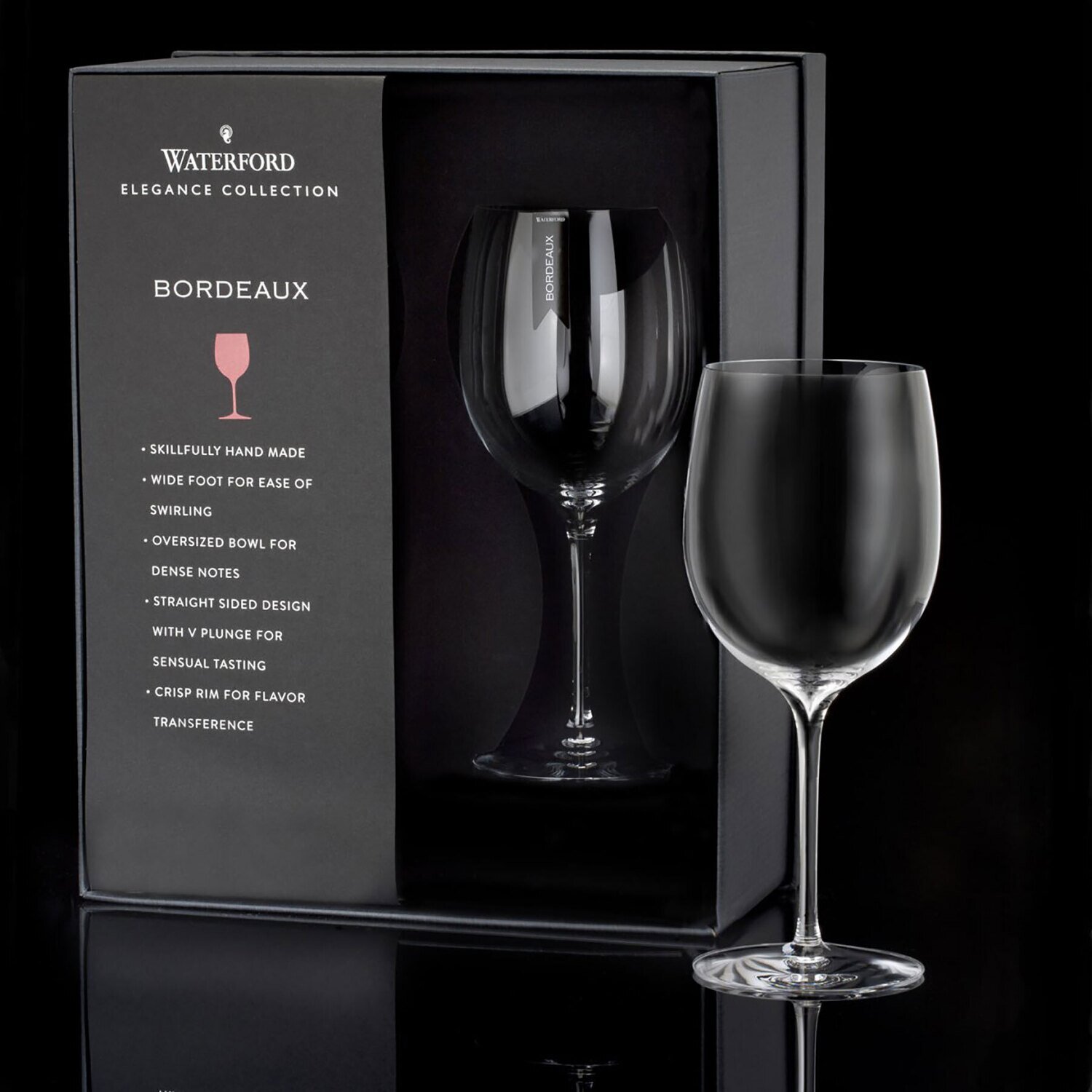 Waterford Elegance Bordeaux Wine 21.9 Oz Set of 2 40001090