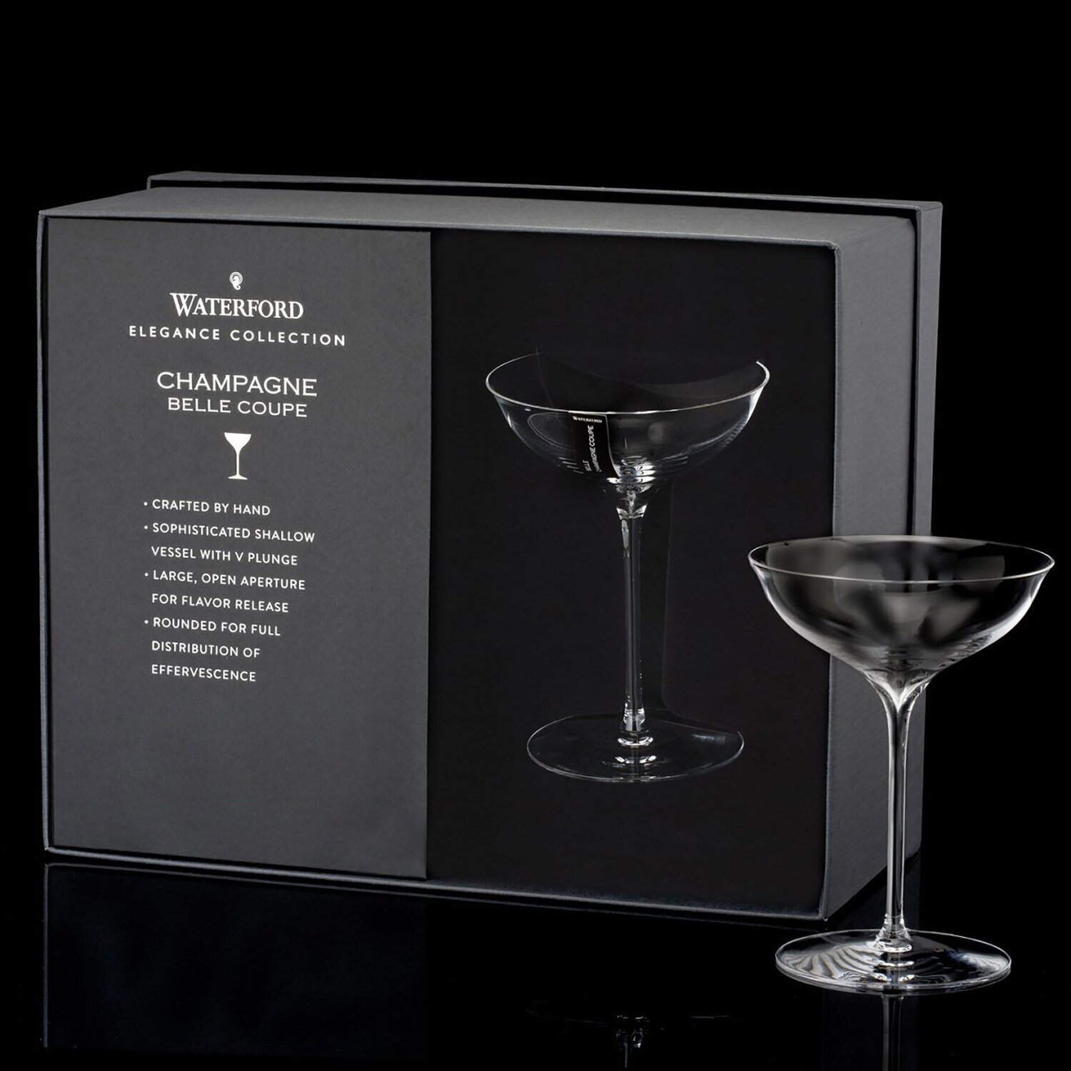 Waterford Elegance Champagne Belle Coupe 7.8 Oz Set of 2 40001102