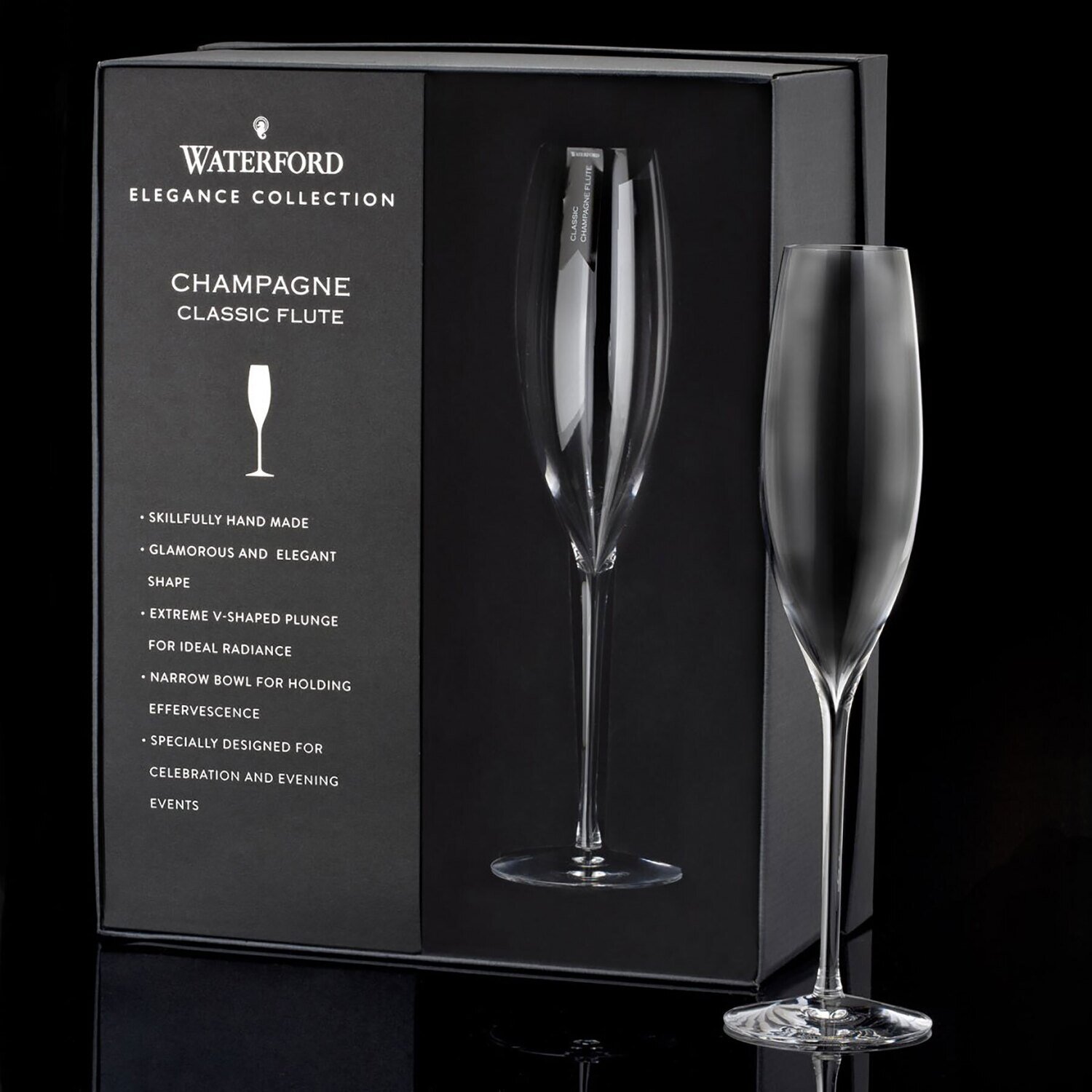 Waterford Elegance Champagne Classic Flute 8.5 Oz Set of 2 40001101