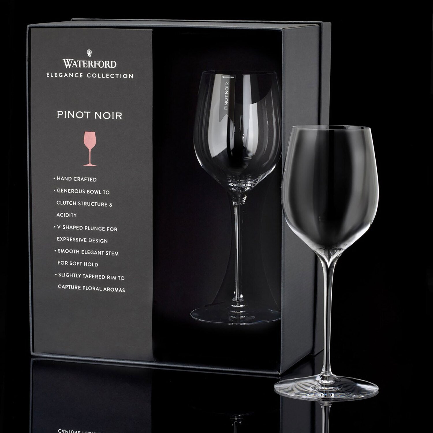 Waterford Elegance Pinot Noir Wine 18.6 Oz Set of 2 40001094