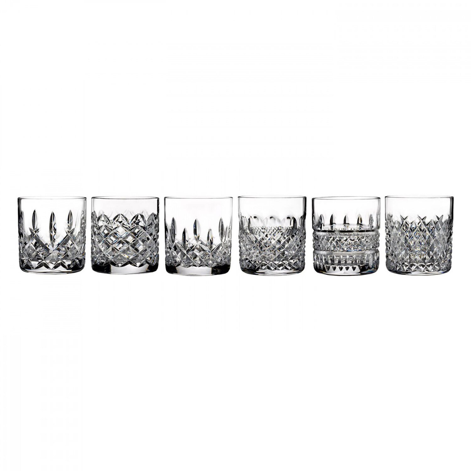 Waterford Lismore Connoisseur Heritage Straight Sided Tumbler 7 Oz Set of Six 40008683