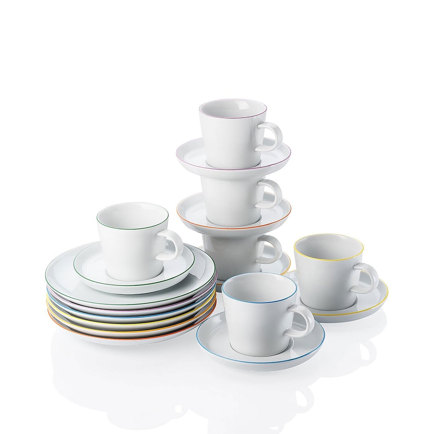 Arzberg Cucina Basic Colori Coffee Set 18 Piece Gb, MPN: 42100-670657-28485, UPC: 790955000000