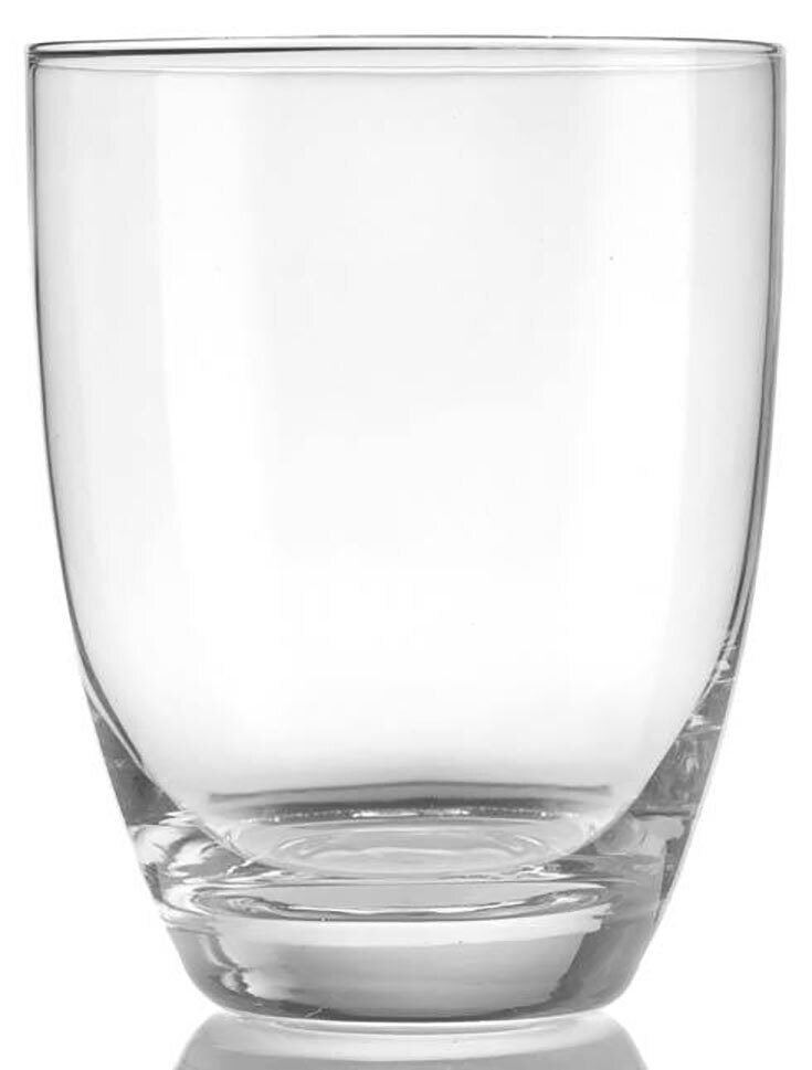 Arzberg Venice Glass Water Tumbler Clear 12 1/2 Oz 4 1/8 inch Box Of 6